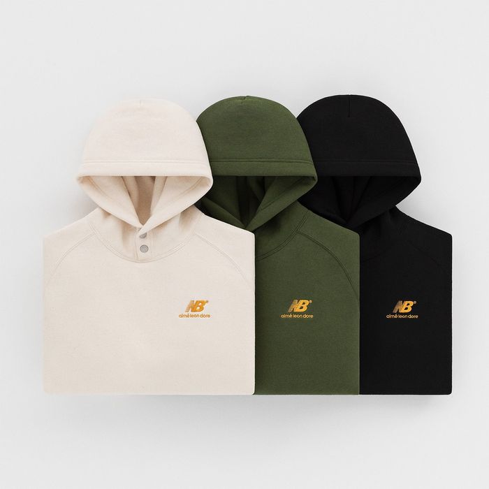 New Balance Aime Leon Dore x New Balance Double Snap Hoodie XL