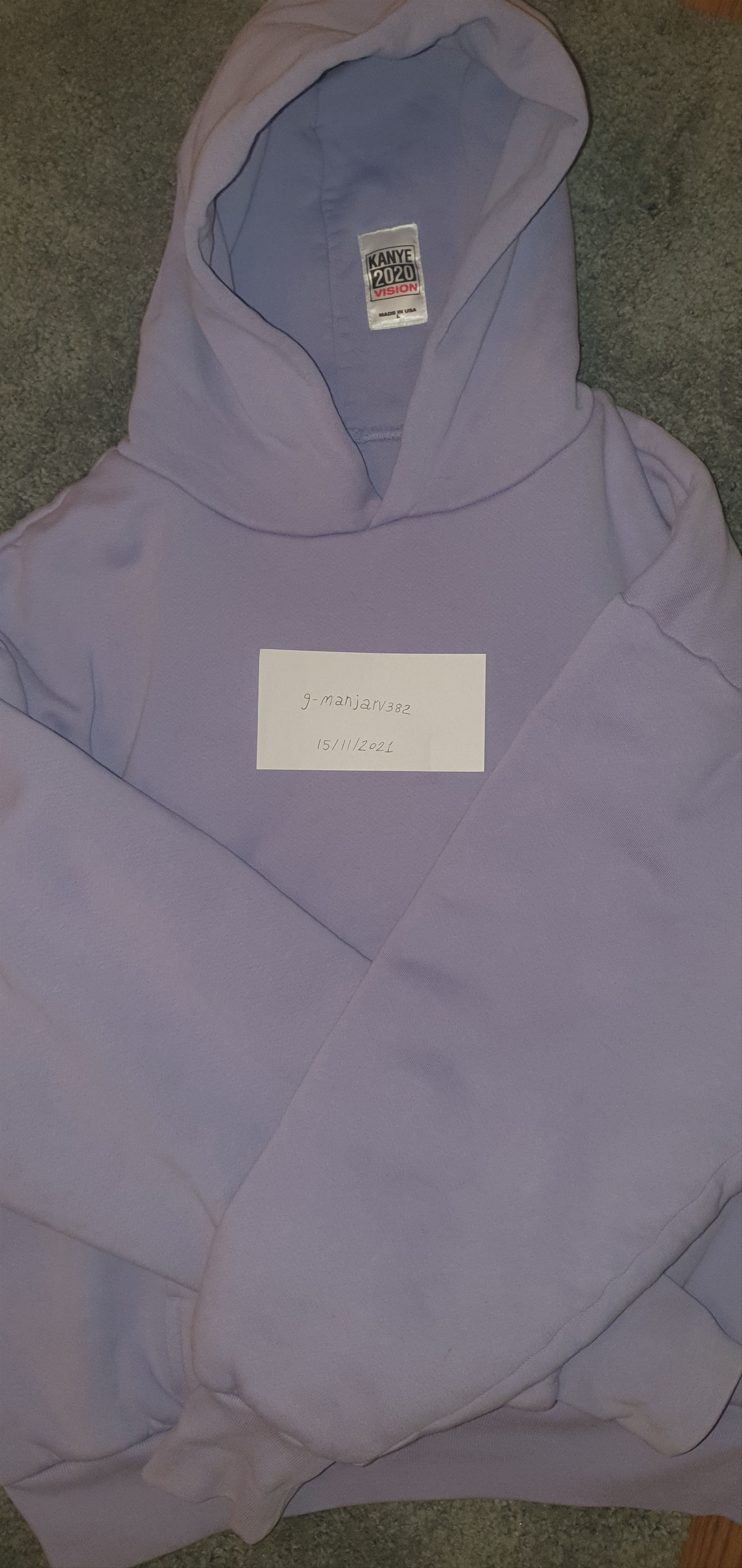 Kanye 2021 purple online hoodie