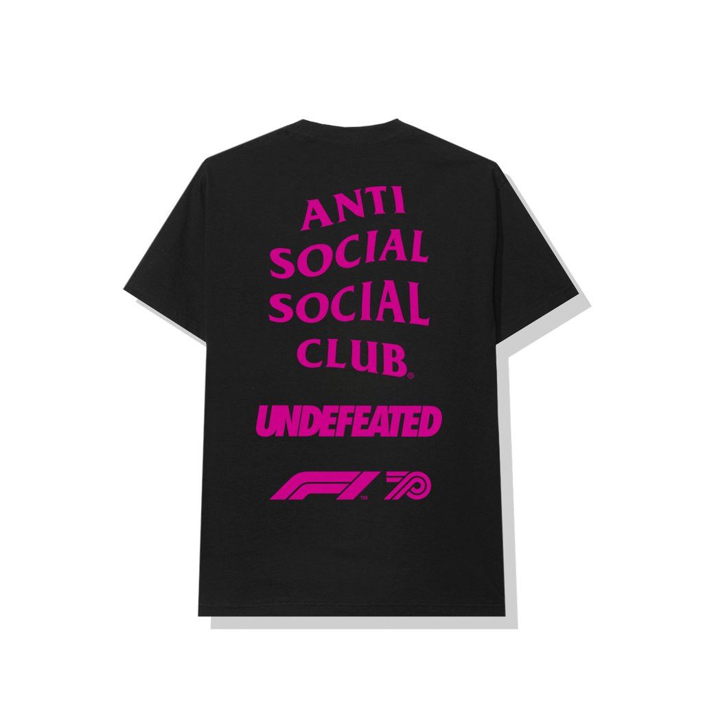Anti Social Social Club × Formula 1 × Undefeated DS Pink ASSC X UNDFTD X F1® Black Tee BAPE KITH KAWS FTP FOG Size US XXL / EU 58 / 5 - 4 Thumbnail