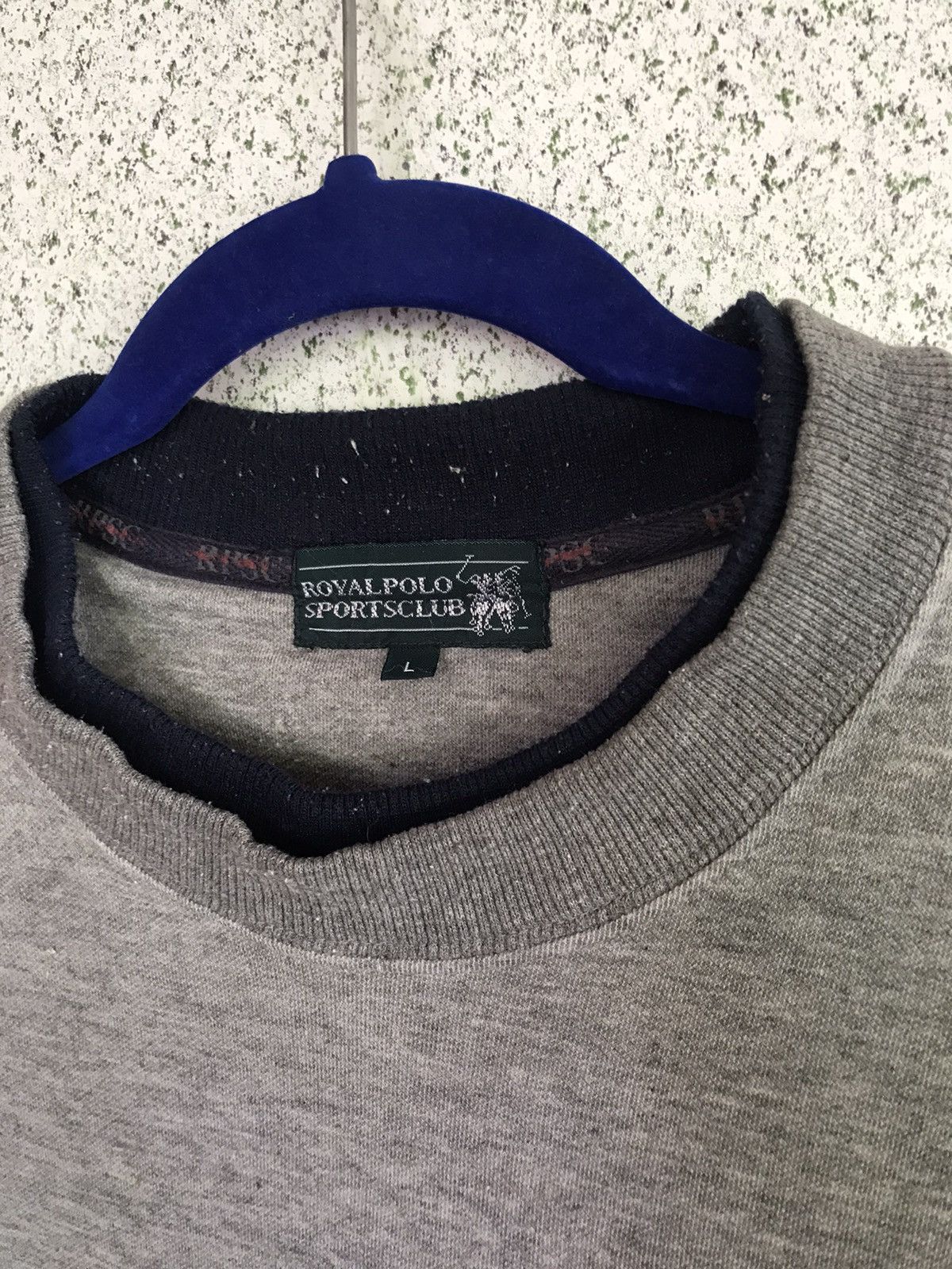 Designer × U.S. Polo Assn. × Vintage VINTAGE Polo Sweatshirt Royal Polo 🔥 Size US L / EU 52-54 / 3 - 8 Thumbnail