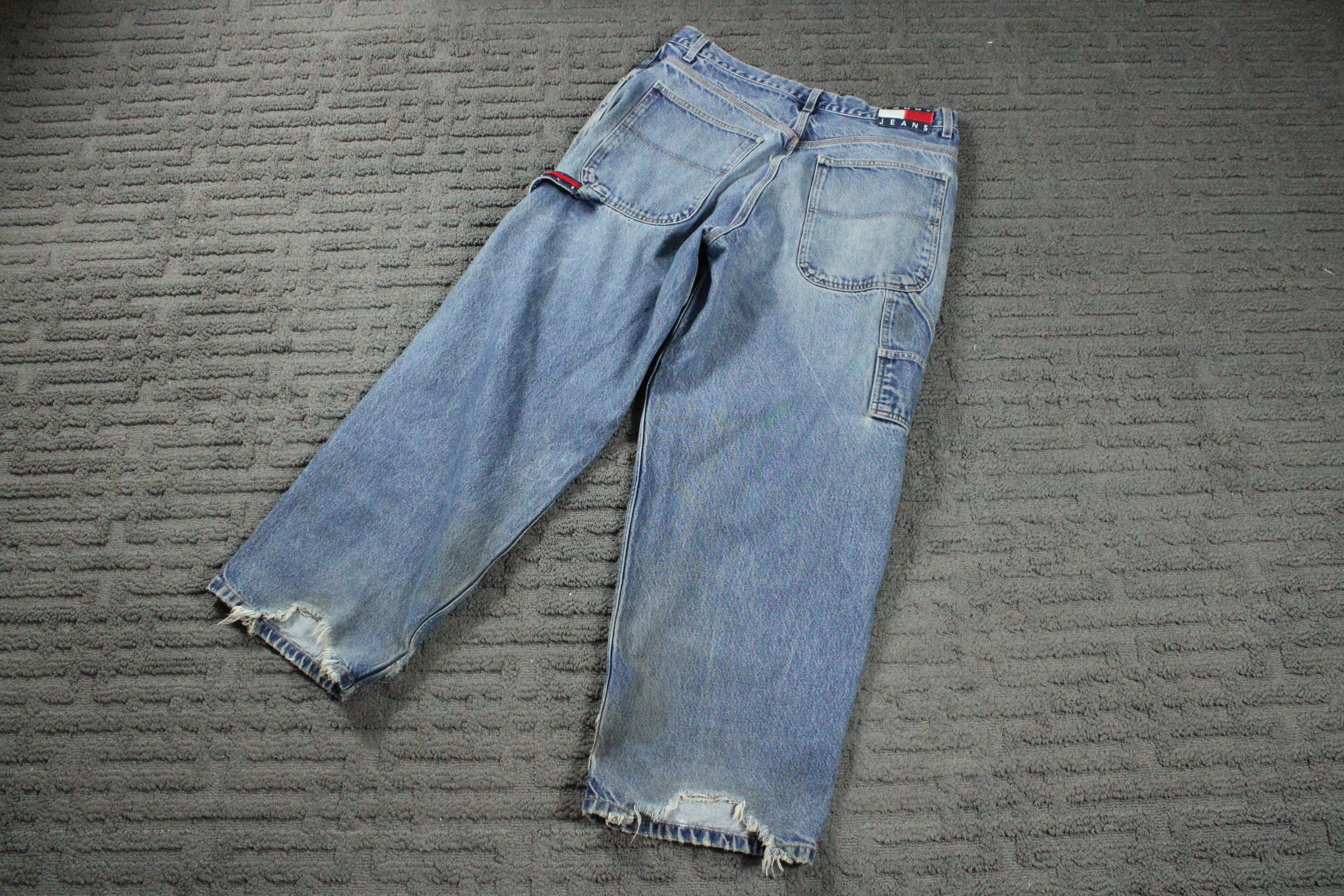 Vintage Vintage Tommy Hilfiger Jeans Denim Trouser Pants Size US 36 / EU 52 - 1 Preview