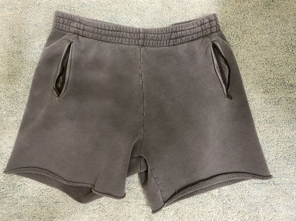 Yeezy Yeezy season 6 core sweat shorts gravel | Grailed