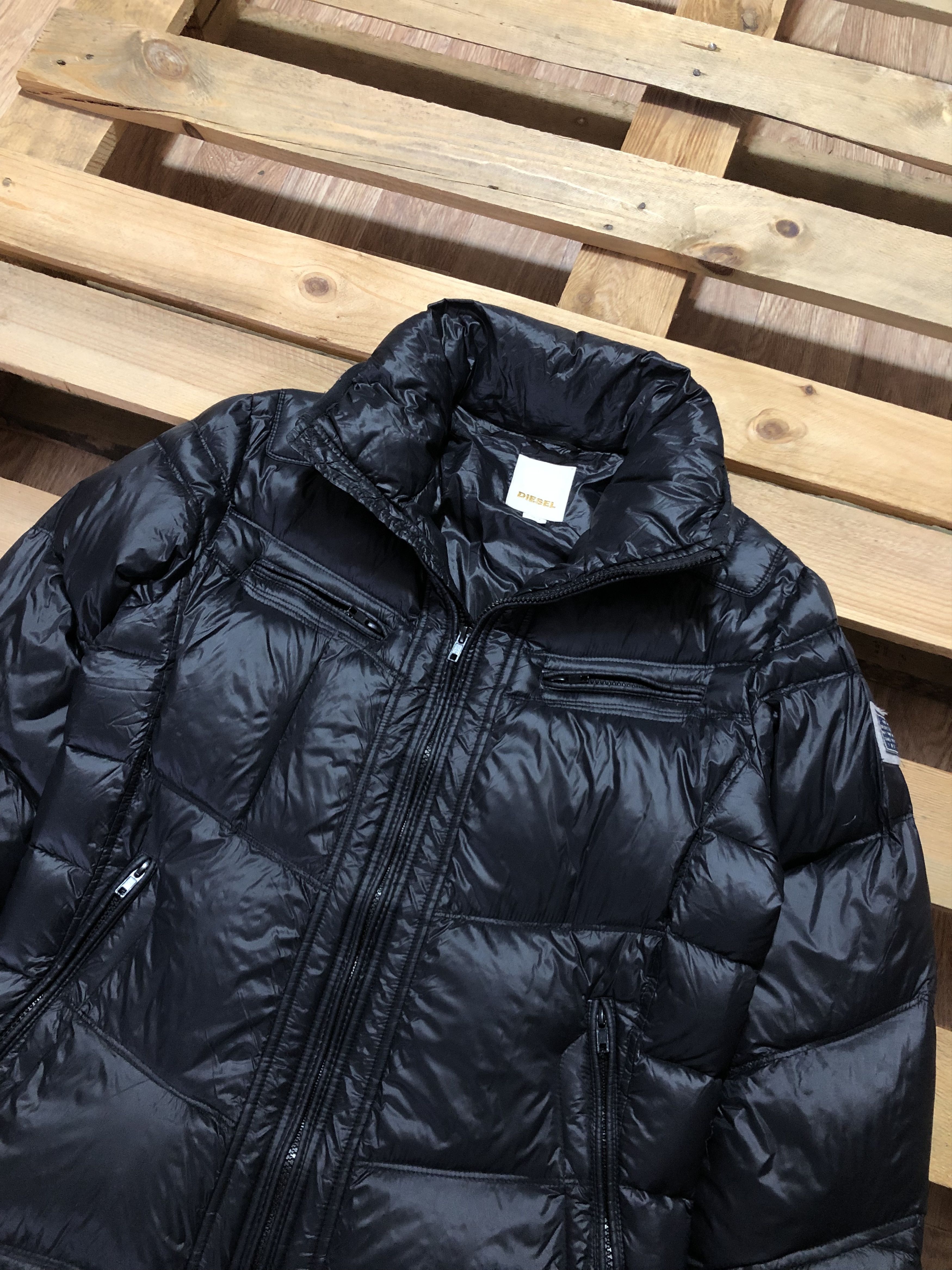 Diesel RP 385$ DIESEL Quilted Wanton Down Puffer Zip up Jacket | Grailed