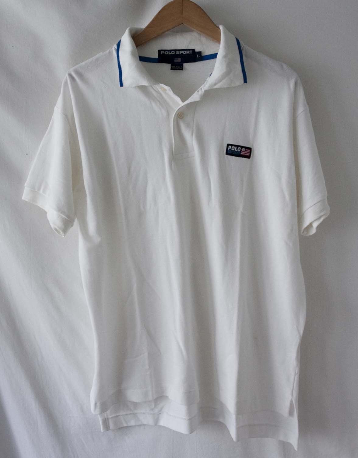 Polo Ralph Lauren Polo Sport Ralph Lauren Polo Shirt Vintage Size L Made USA Size US L / EU 52-54 / 3 - 1 Thumbnail