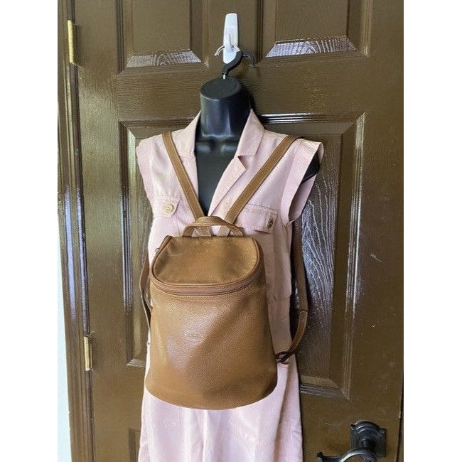 Longchamp Extra Back Pocket Brown Leather Backpack orders