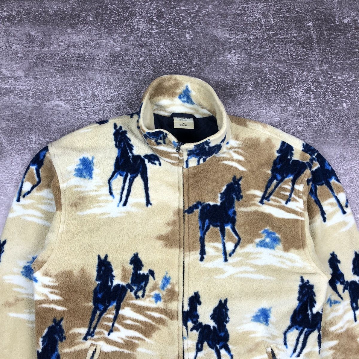 Vintage Vintage Horse Graphics Fleece All Over Print Size US M / EU 48-50 / 2 - 2 Thumbnail