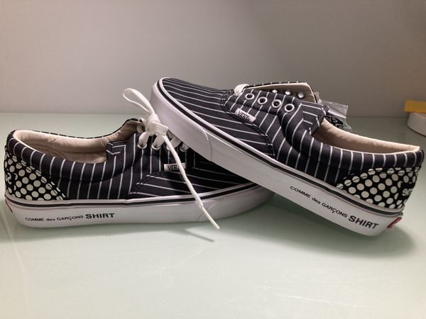 Supreme Comme des Garçons Supreme Vans Era Pinstripe | Grailed