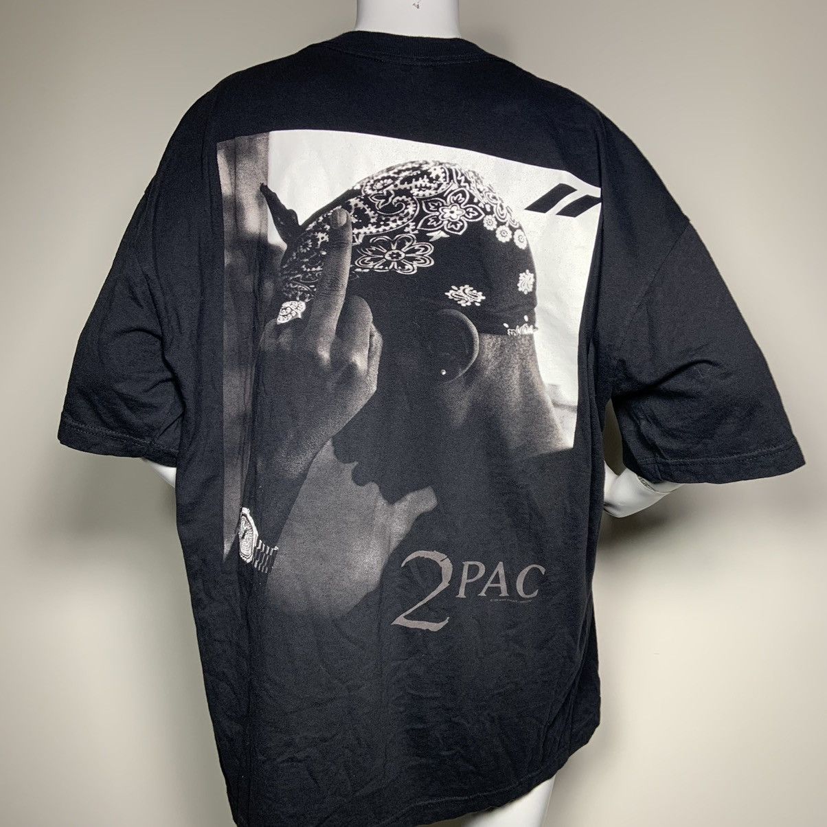Rap Tees × Vintage VTG 99 TUPAC TEE Size US XL / EU 56 / 4 - 2 Thumbnail