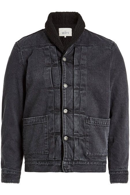 Levi's Made & Crafted Shawl Collar Trucker Kimono Black Size 2