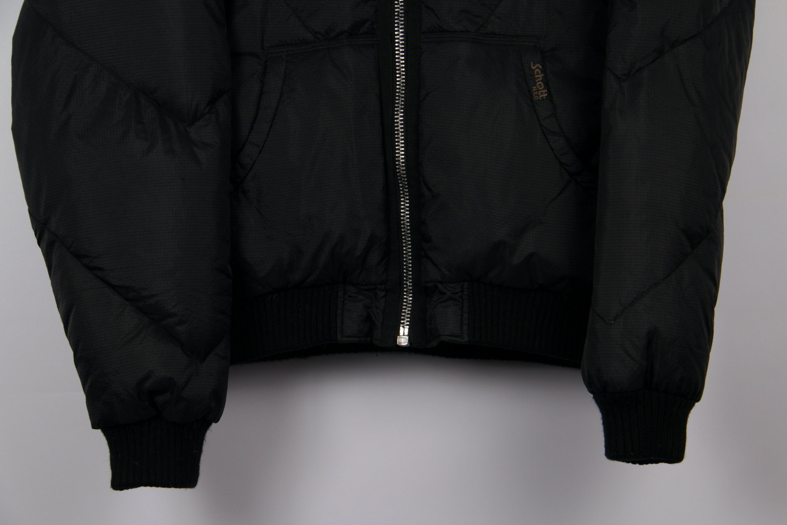 Alpha Industries Schott Down Puffer Jacket Bomber Size US L / EU 52-54 / 3 - 6 Thumbnail