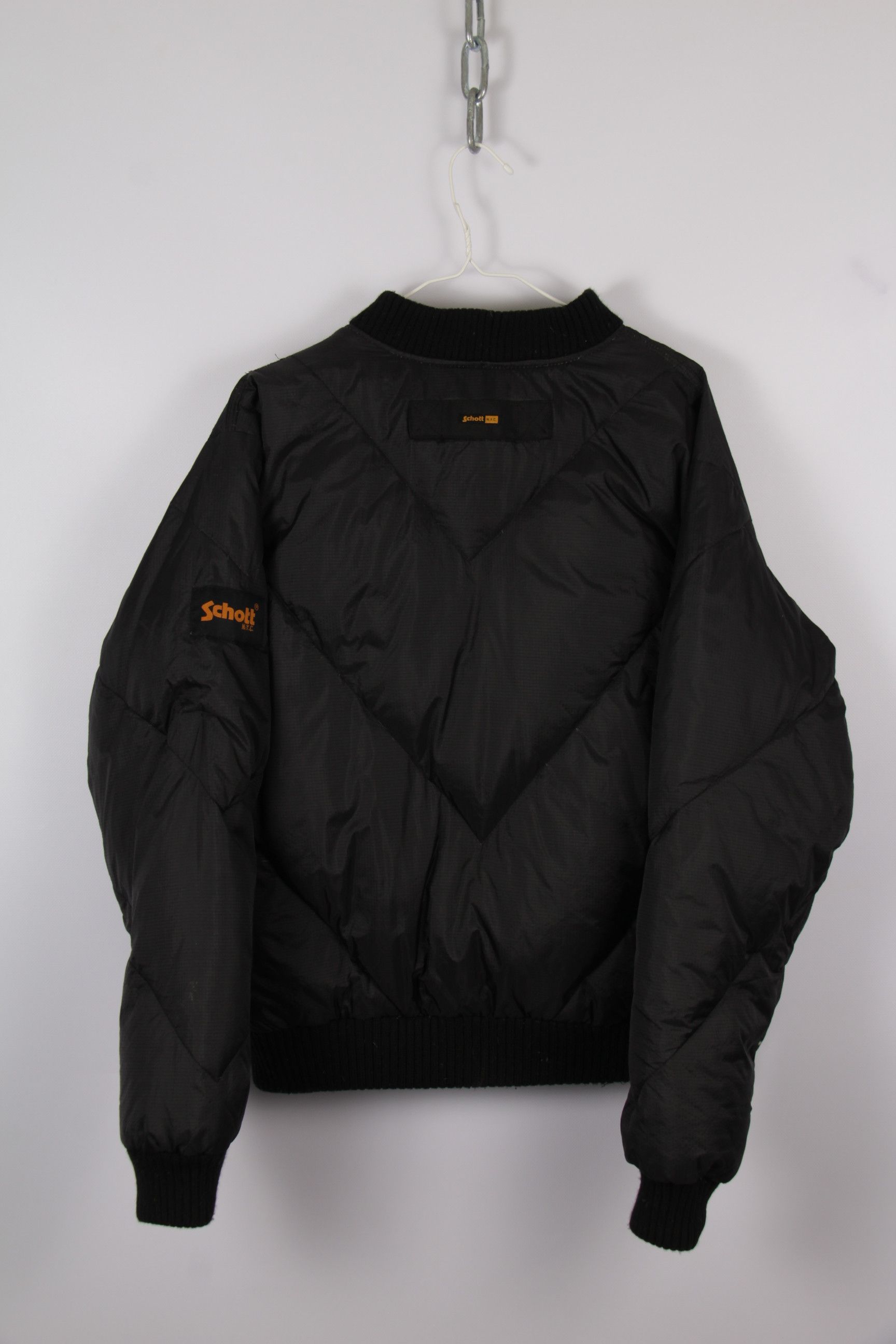 Alpha Industries Schott Down Puffer Jacket Bomber Size US L / EU 52-54 / 3 - 11 Thumbnail
