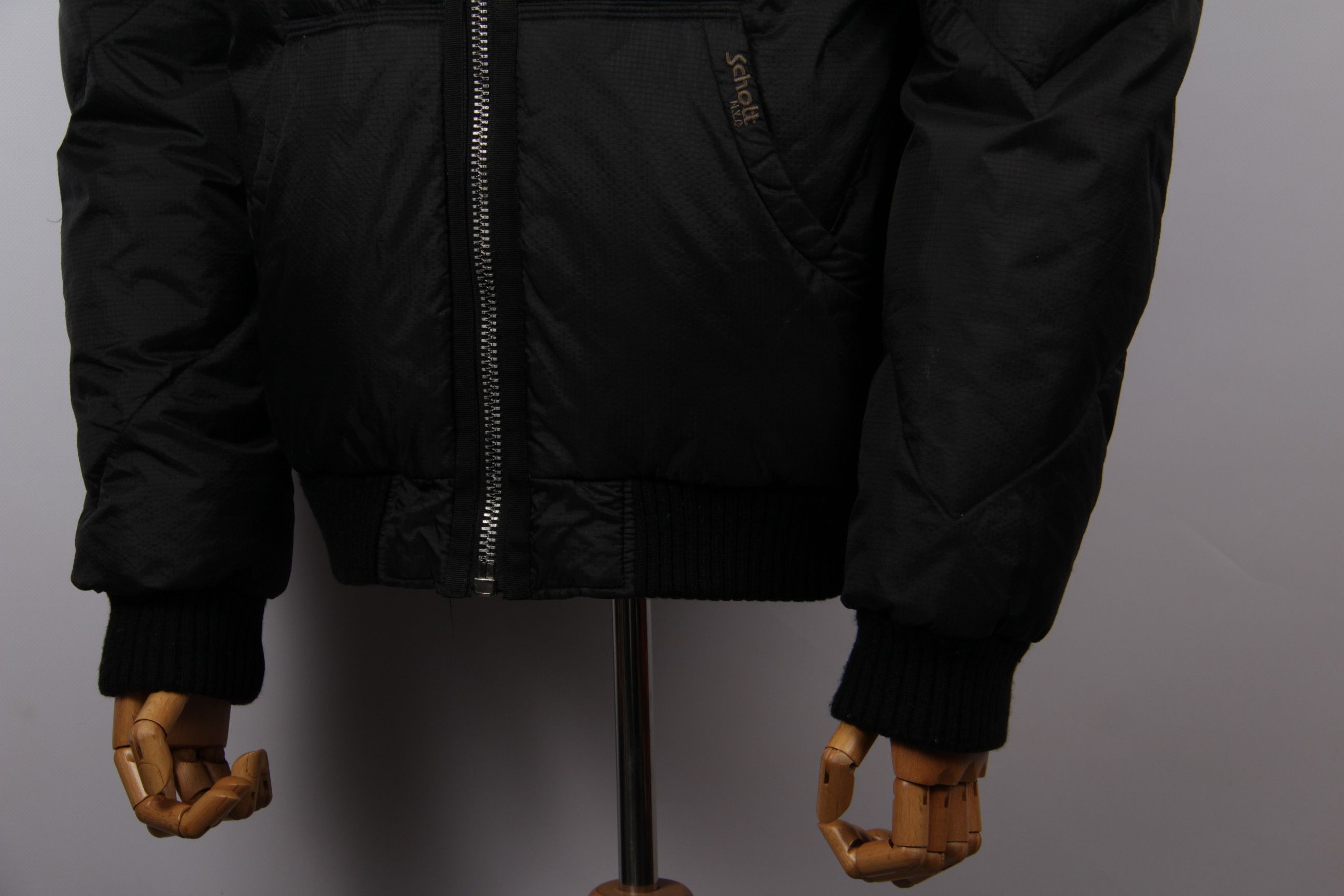 Alpha Industries Schott Down Puffer Jacket Bomber Size US L / EU 52-54 / 3 - 14 Thumbnail