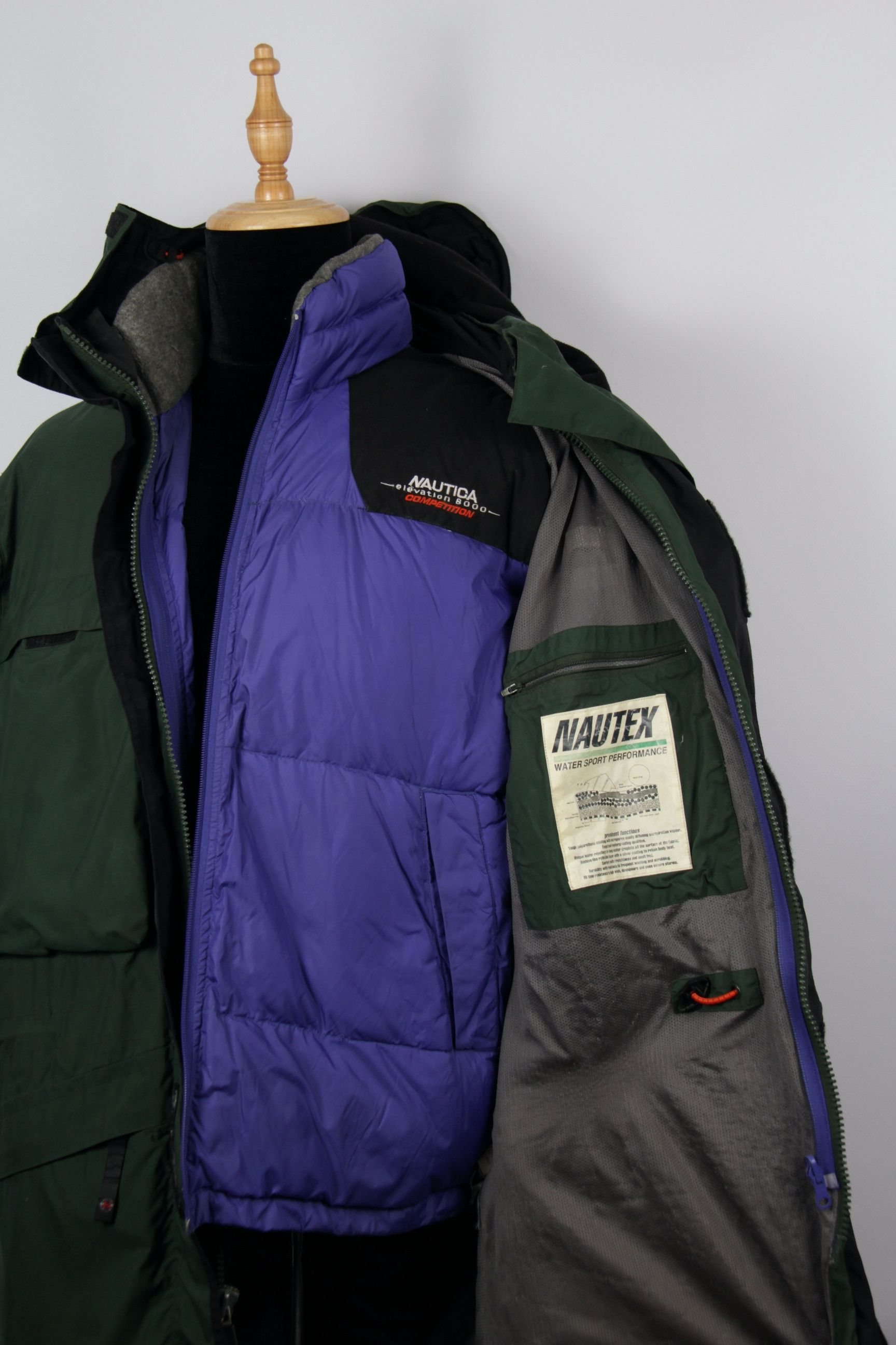 Nautica Vintage Nautica Winter 3 in 1 Puffer down waterproof Jacket Grailed