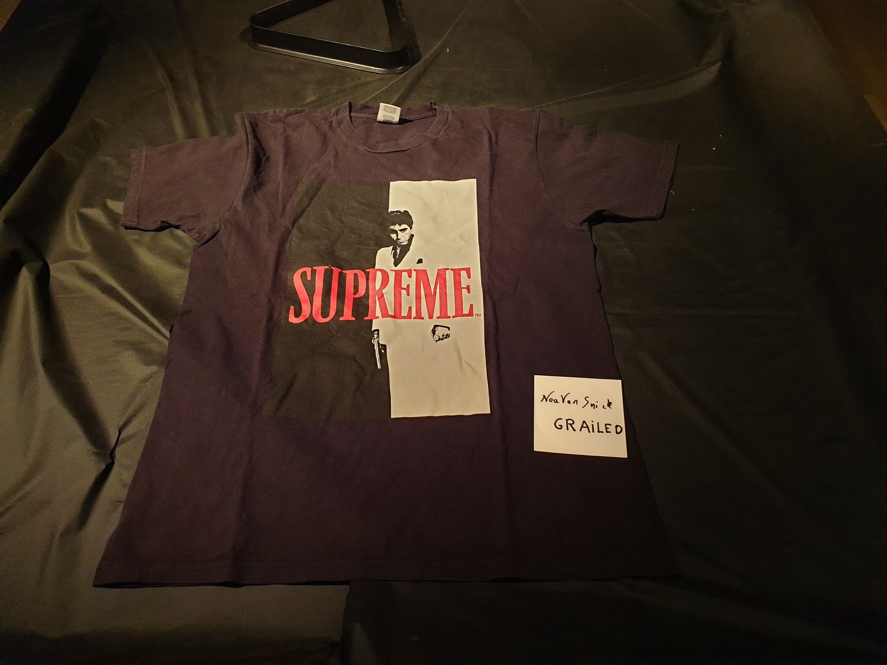 Supreme scarface tee back deals