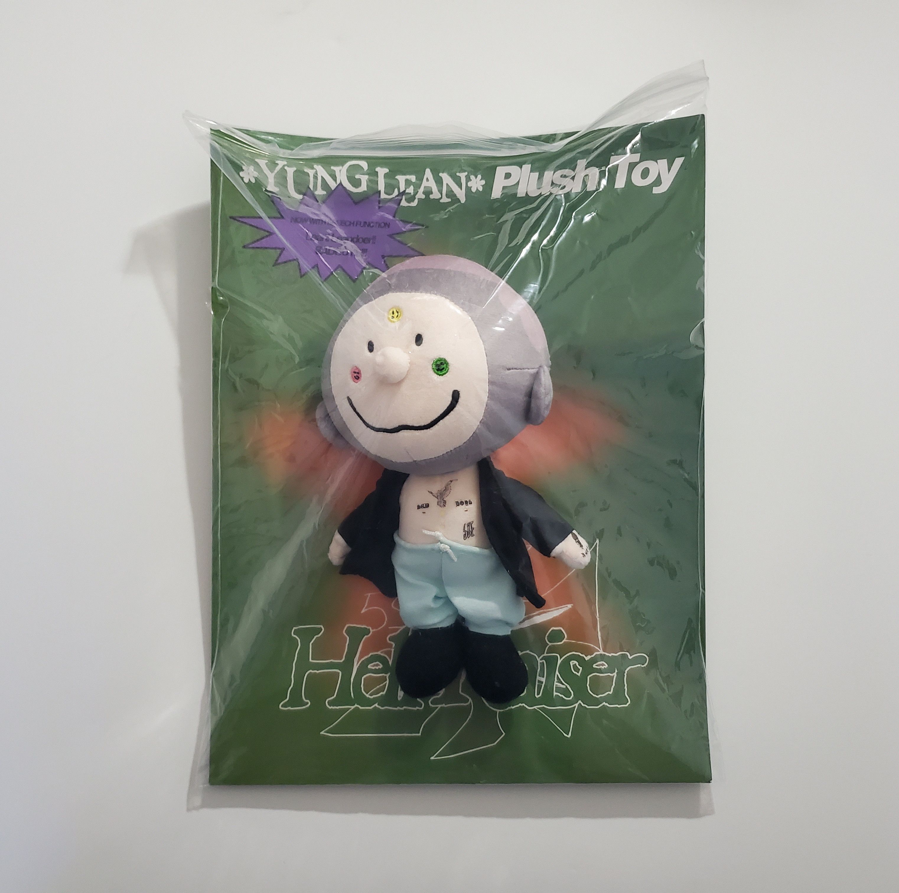 image of Drain Gang x Sad Boys Yung Lean Hell Raiser Plushie, Men's