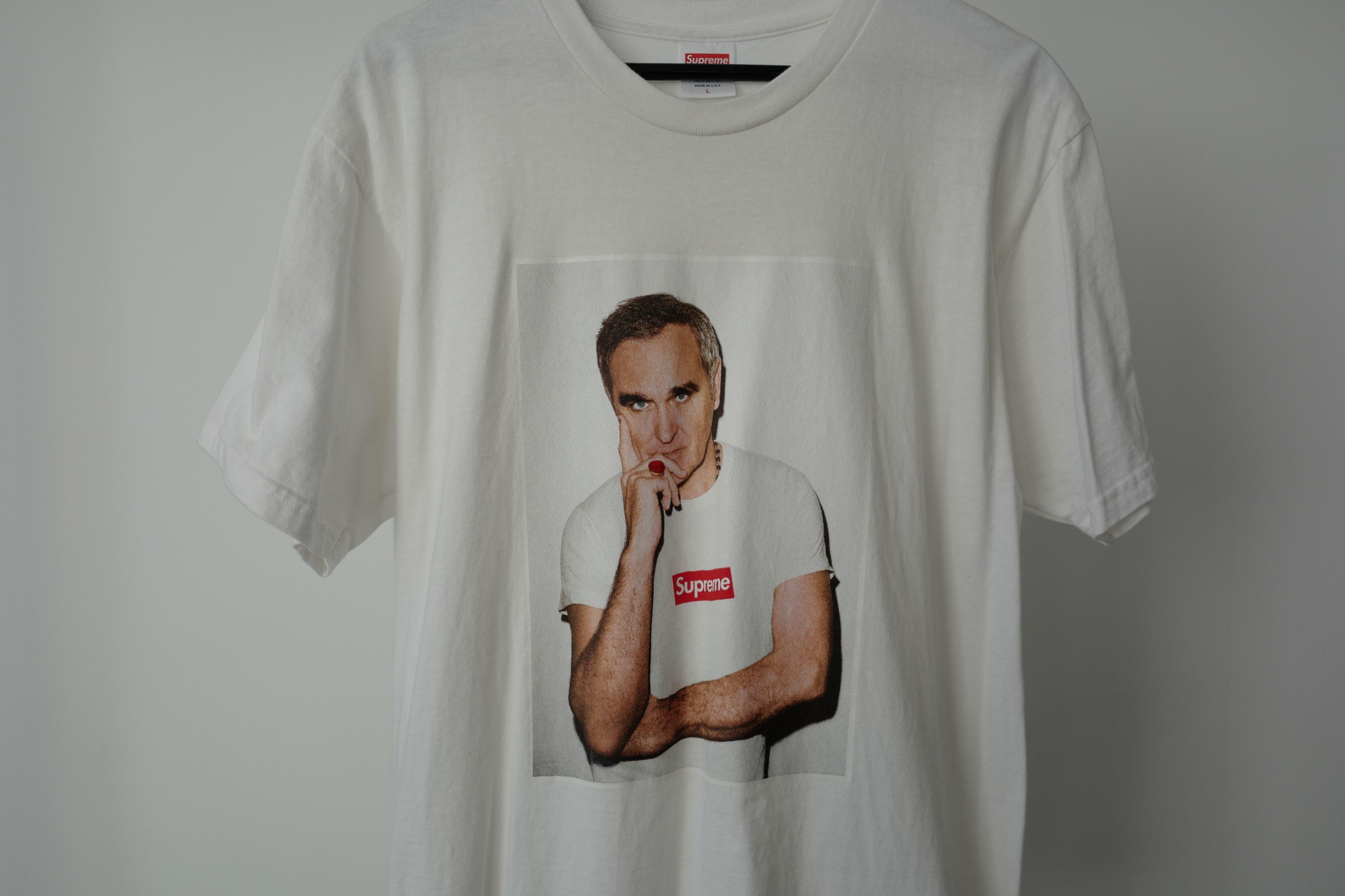 Supreme S/S 2016 Morrissey Tee (White) Size US L / EU 52-54 / 3 - 2 Thumbnail