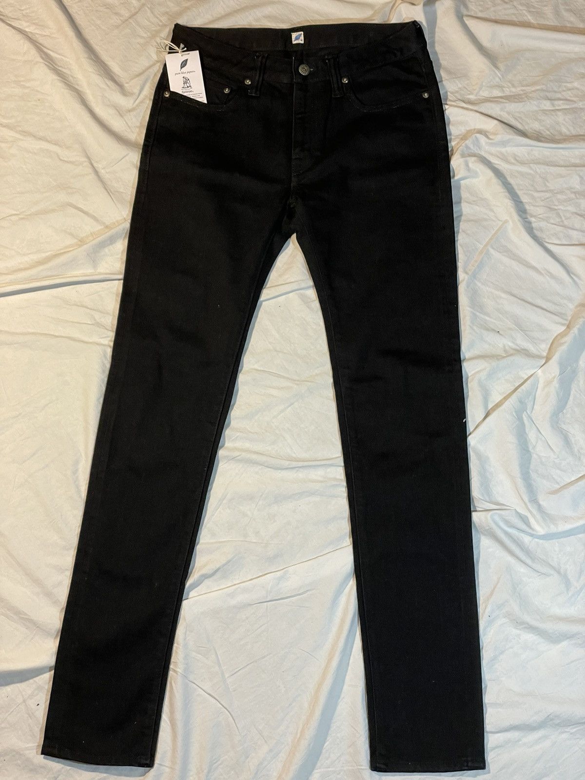 Pure Blue Japan Black jeans 1069-4-BK Size US 27 - 1 Preview