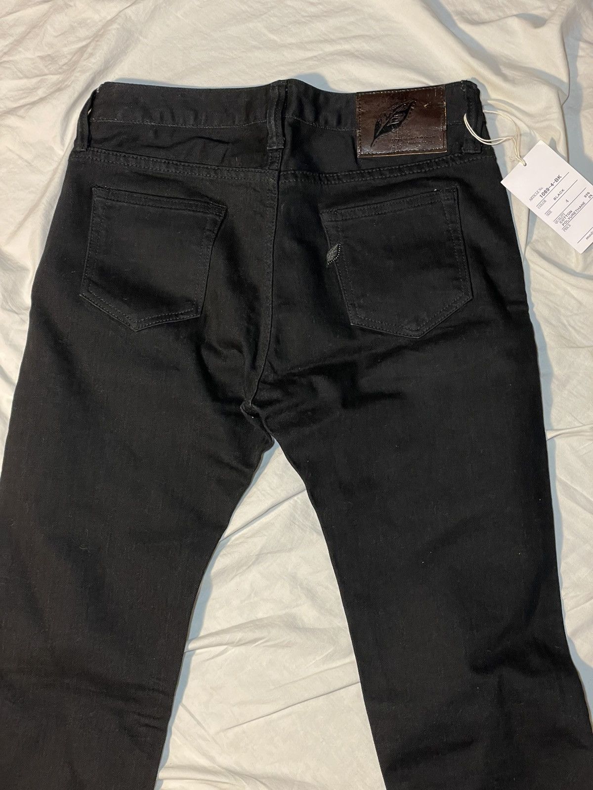 Pure Blue Japan Black jeans 1069-4-BK Size US 27 - 3 Thumbnail