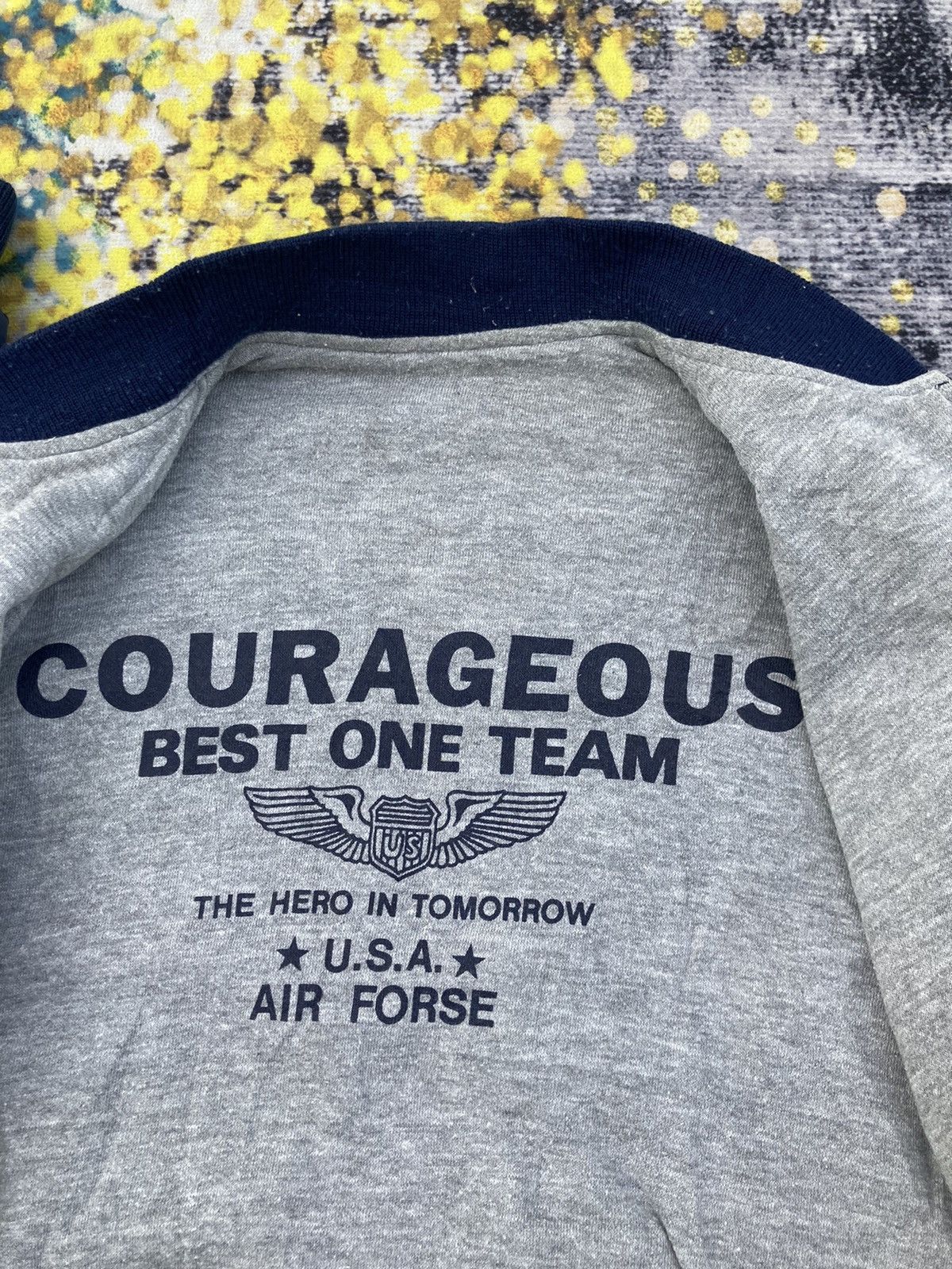 Other REVERSIBLE USA AIR FORCE BOMBER JACKET Size US S / EU 44-46 / 1 - 8 Thumbnail