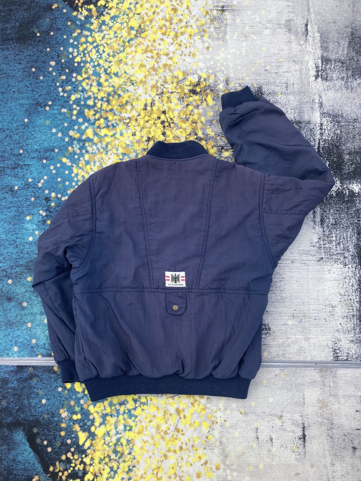 Other REVERSIBLE USA AIR FORCE BOMBER JACKET Size US S / EU 44-46 / 1 - 4 Thumbnail
