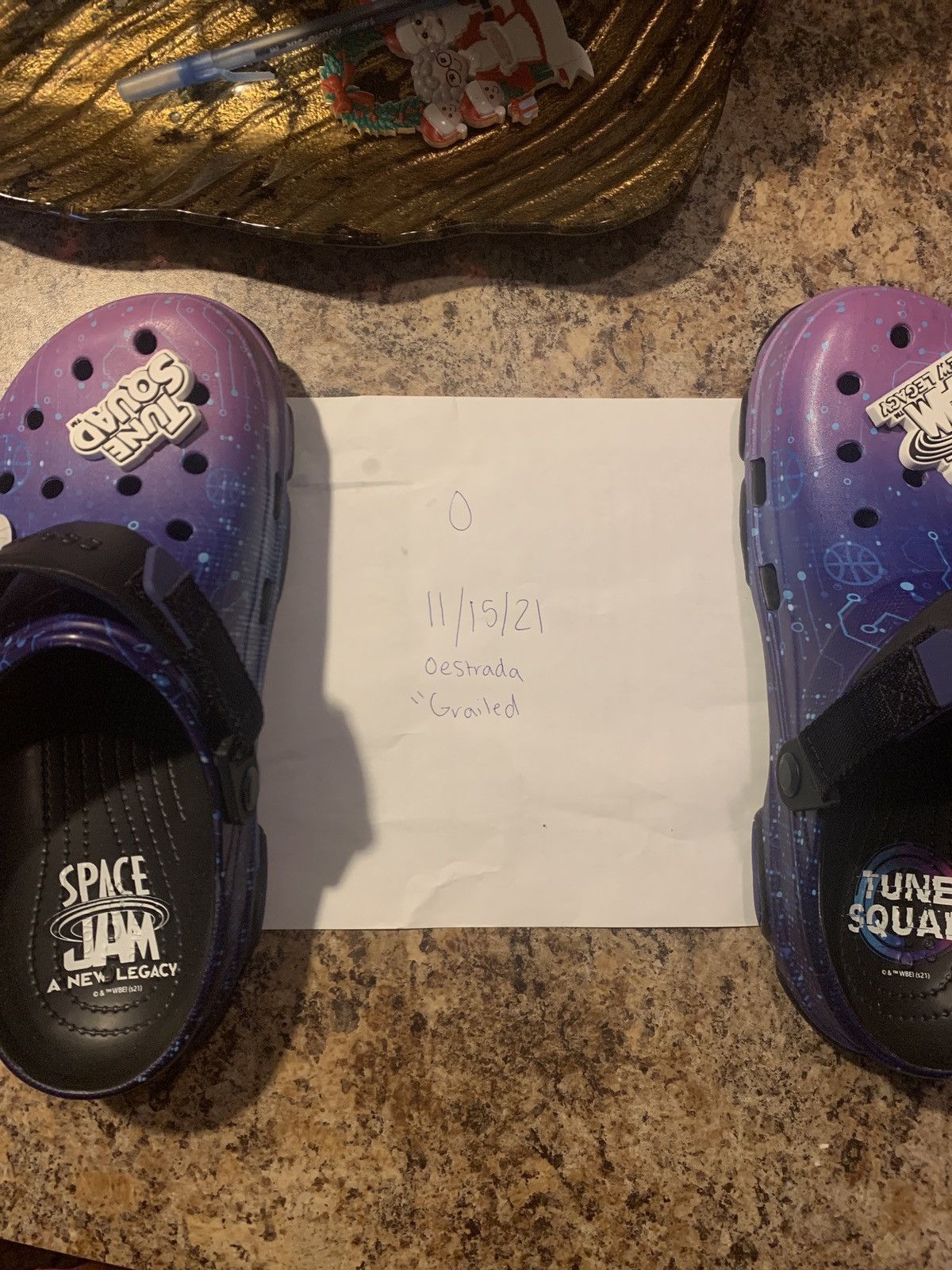 I am selling space jam crocs they are a size m7w9 Crocs Space Jam Crocs Size 9 | Grailed main image 3