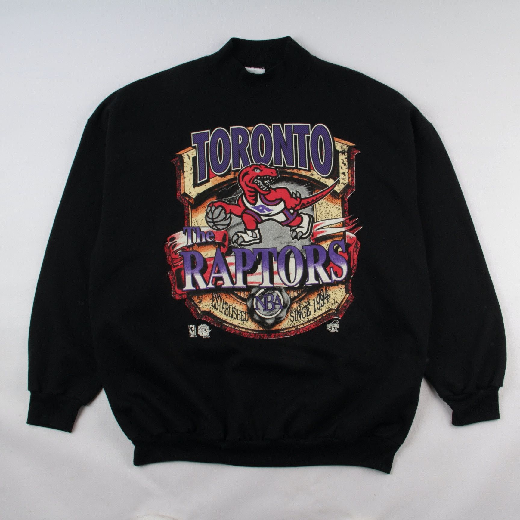 Mitchell & Ness Toronto Raptors Vintage Crewneck Faded Purple