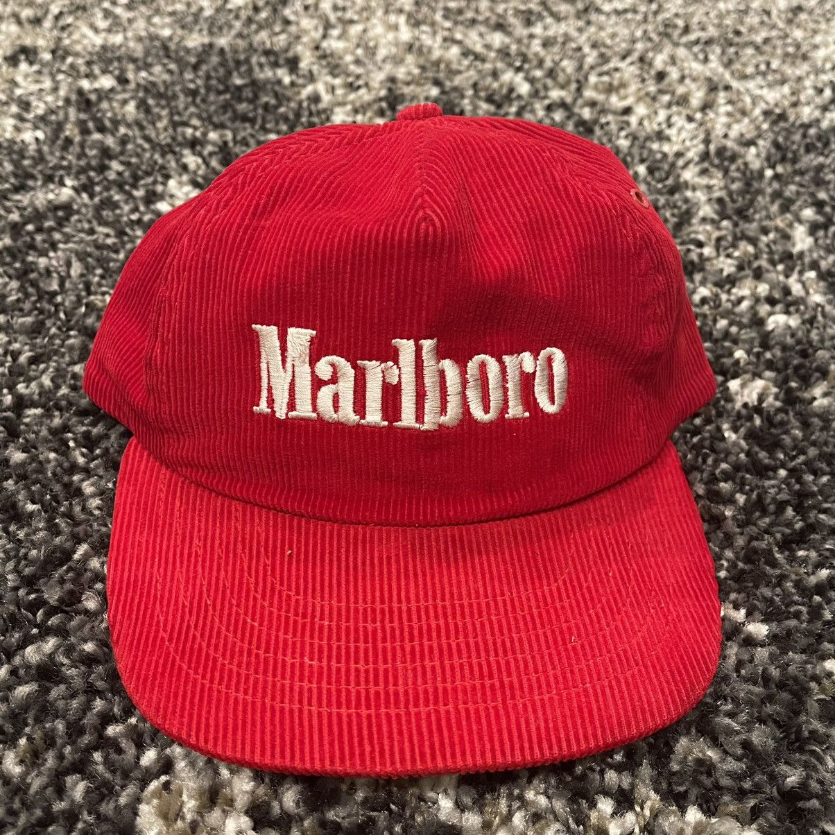 Marlboro Vintage Marlboro Corduroy Trucker Hat | Grailed