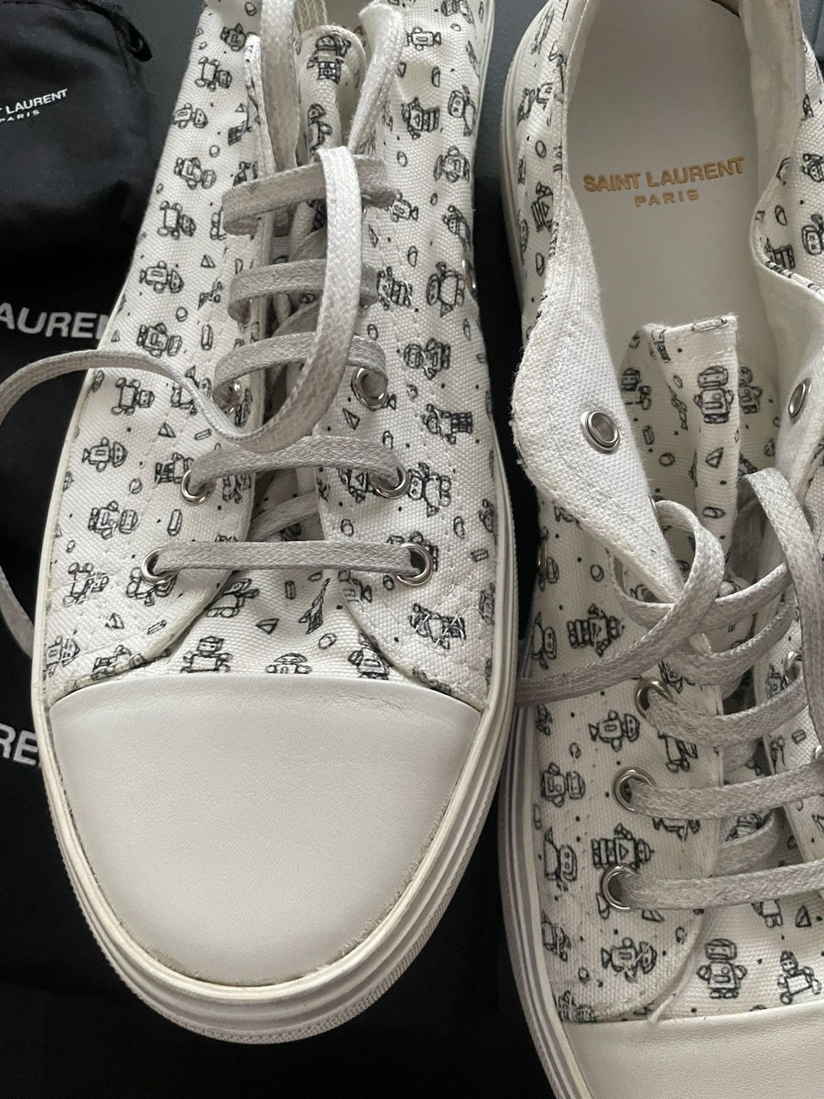 Saint Laurent Paris × Yves Saint Laurent BrandNEW Rare Super Runway Bedford Moon Plus Robot Sneakers Size US 10 / EU 43 - 12 Thumbnail
