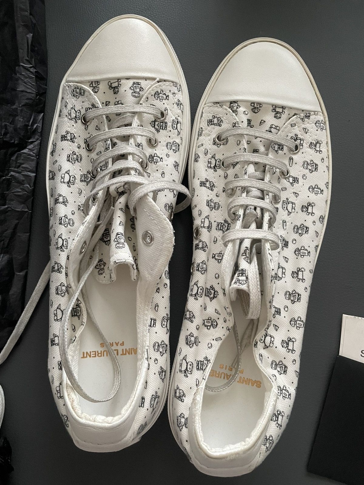 Saint Laurent Paris × Yves Saint Laurent BrandNEW Rare Super Runway Bedford Moon Plus Robot Sneakers Size US 10 / EU 43 - 14 Thumbnail