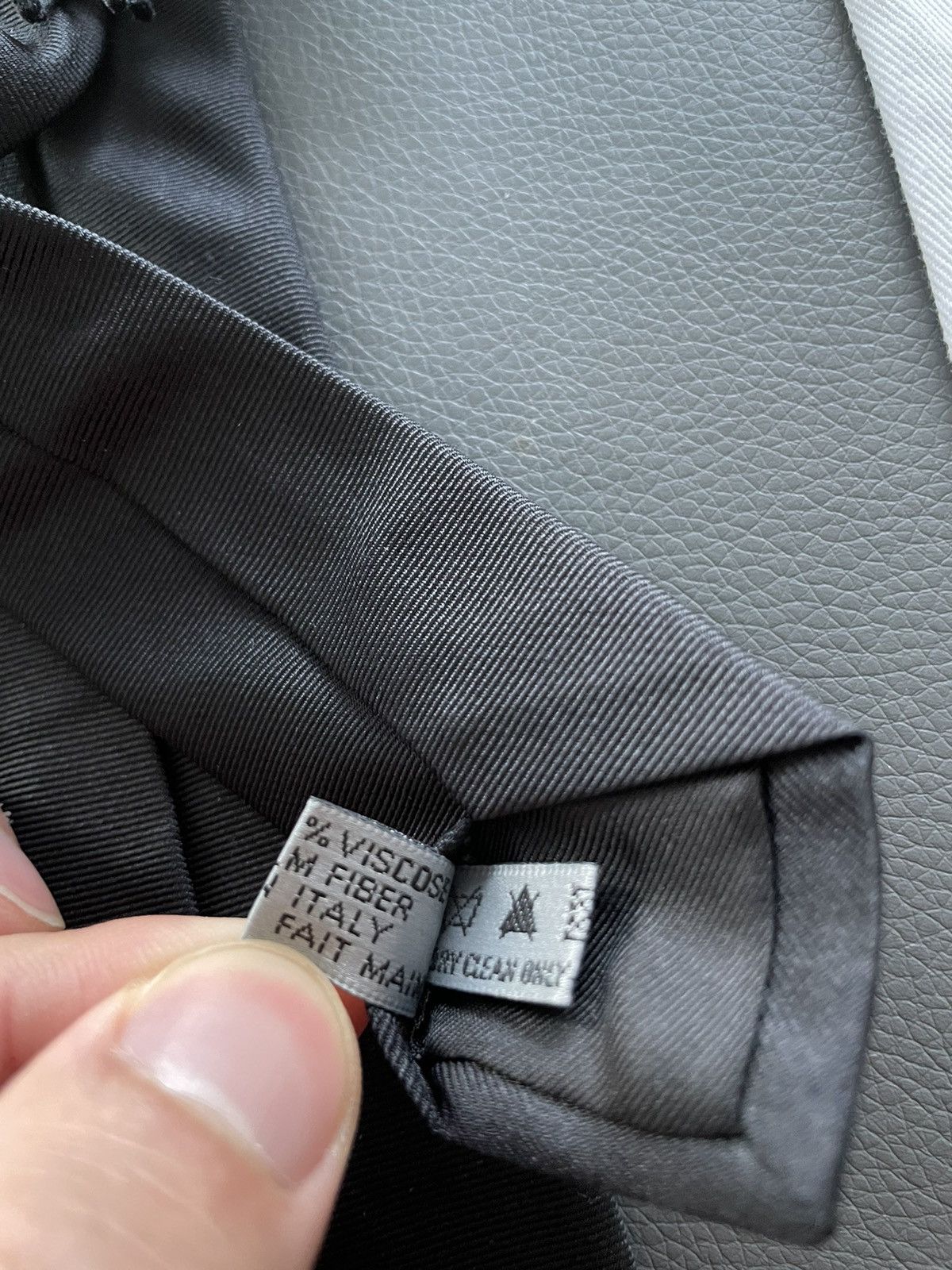 Dior Dior Logo Super Runway Judy Blame Silk Logo Tie Size ONE SIZE - 12 Thumbnail
