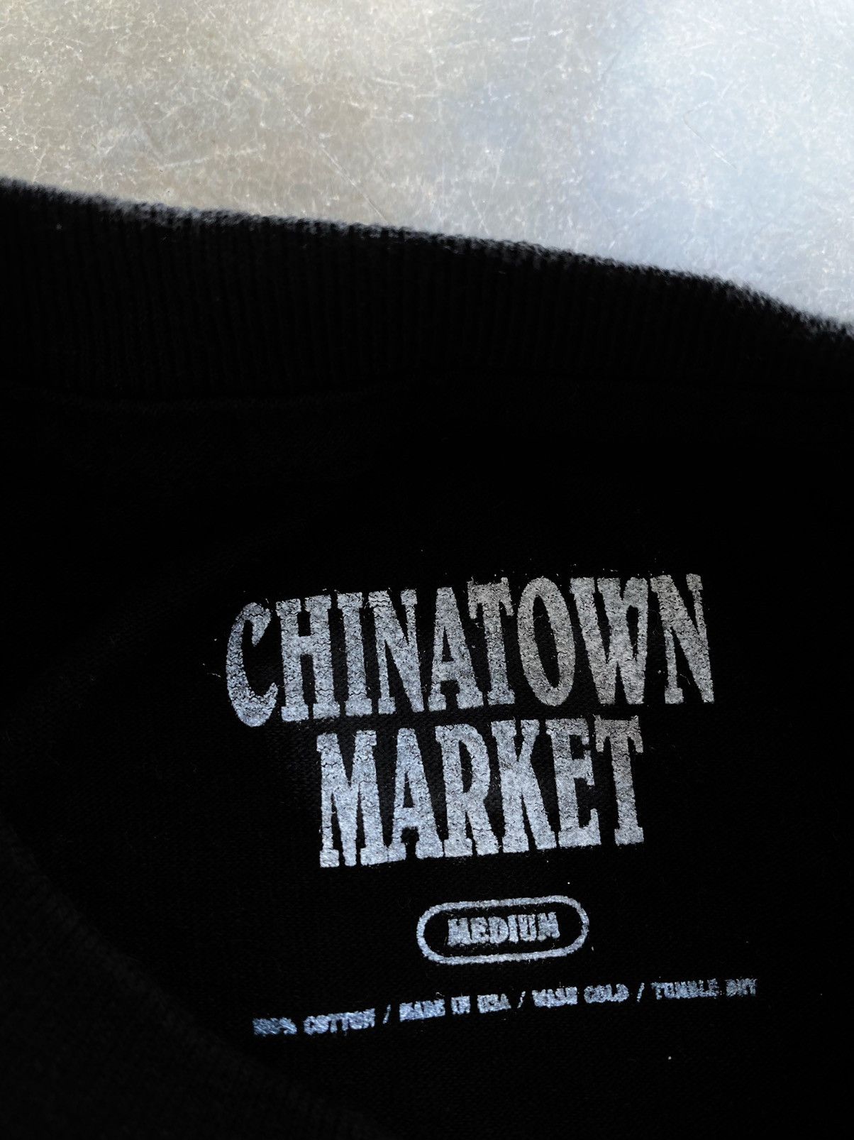 Market Chinatown Market “ Yeezy Alumni “ College Arc Tee Black Size US M / EU 48-50 / 2 - 3 Thumbnail