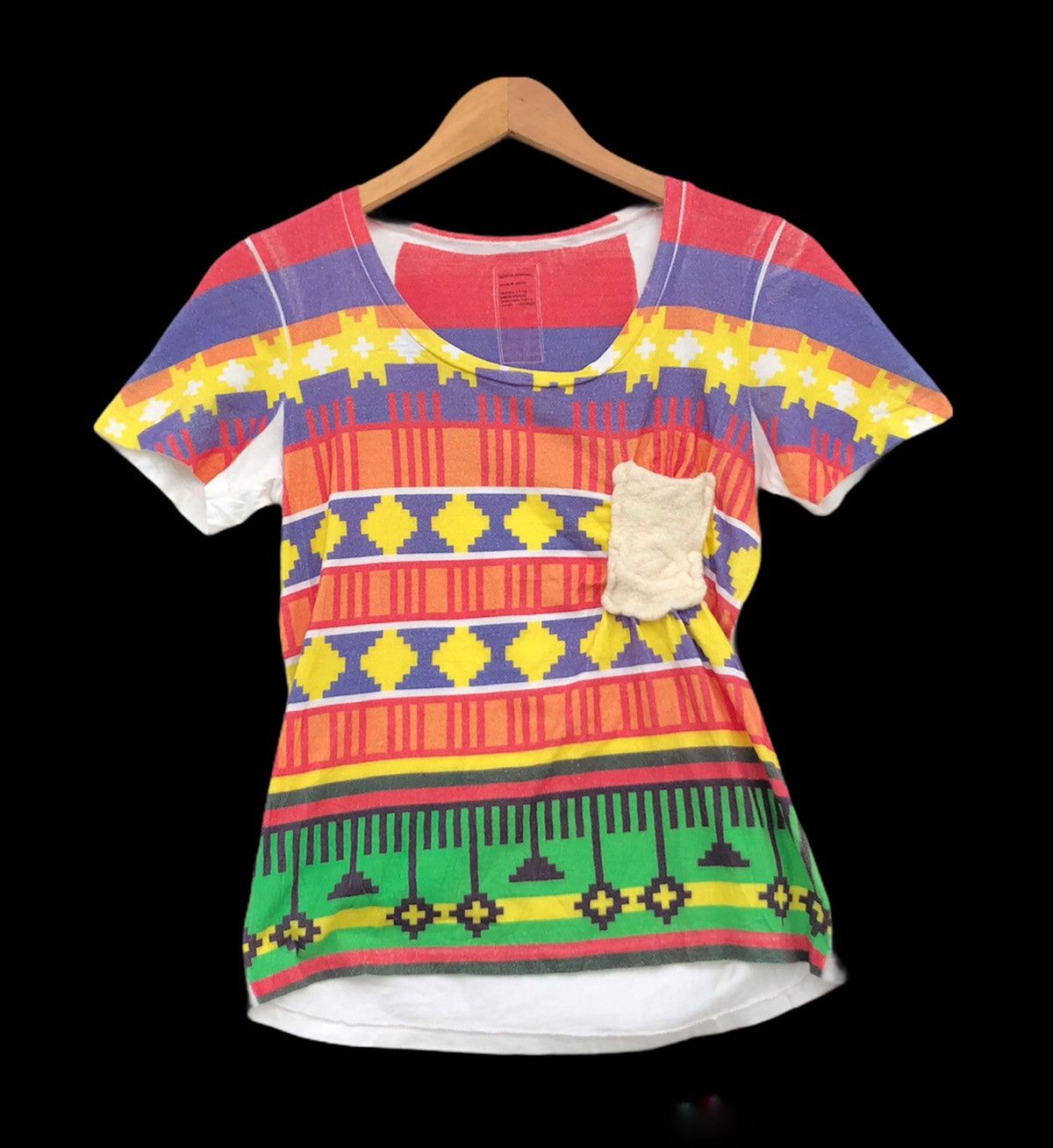 Nozomi Ishiguro Striped Deconstructed Top