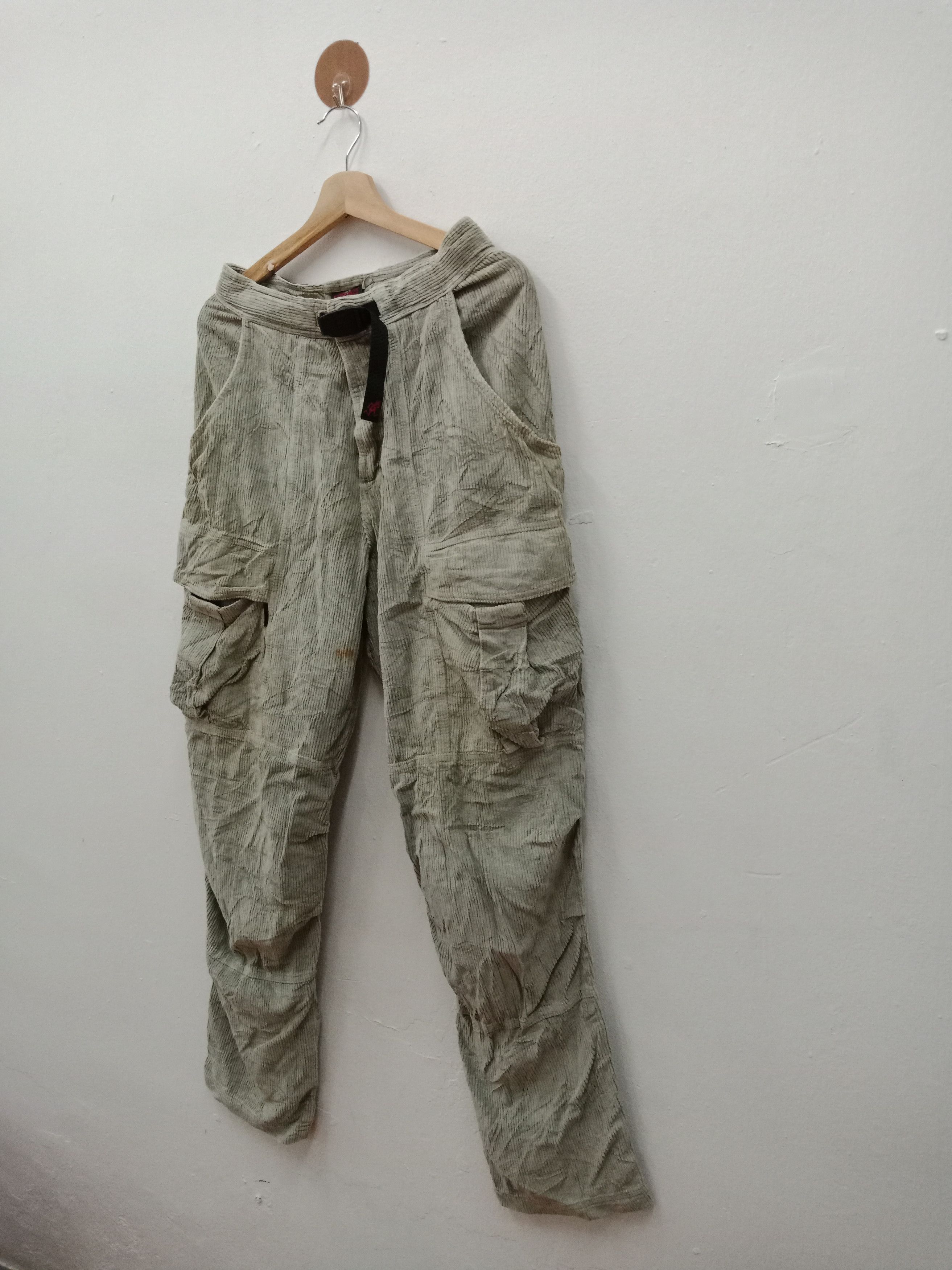 Gramicci Gramicci Gray Cotton Cargo Made In USA Size US 29 - 3 Thumbnail