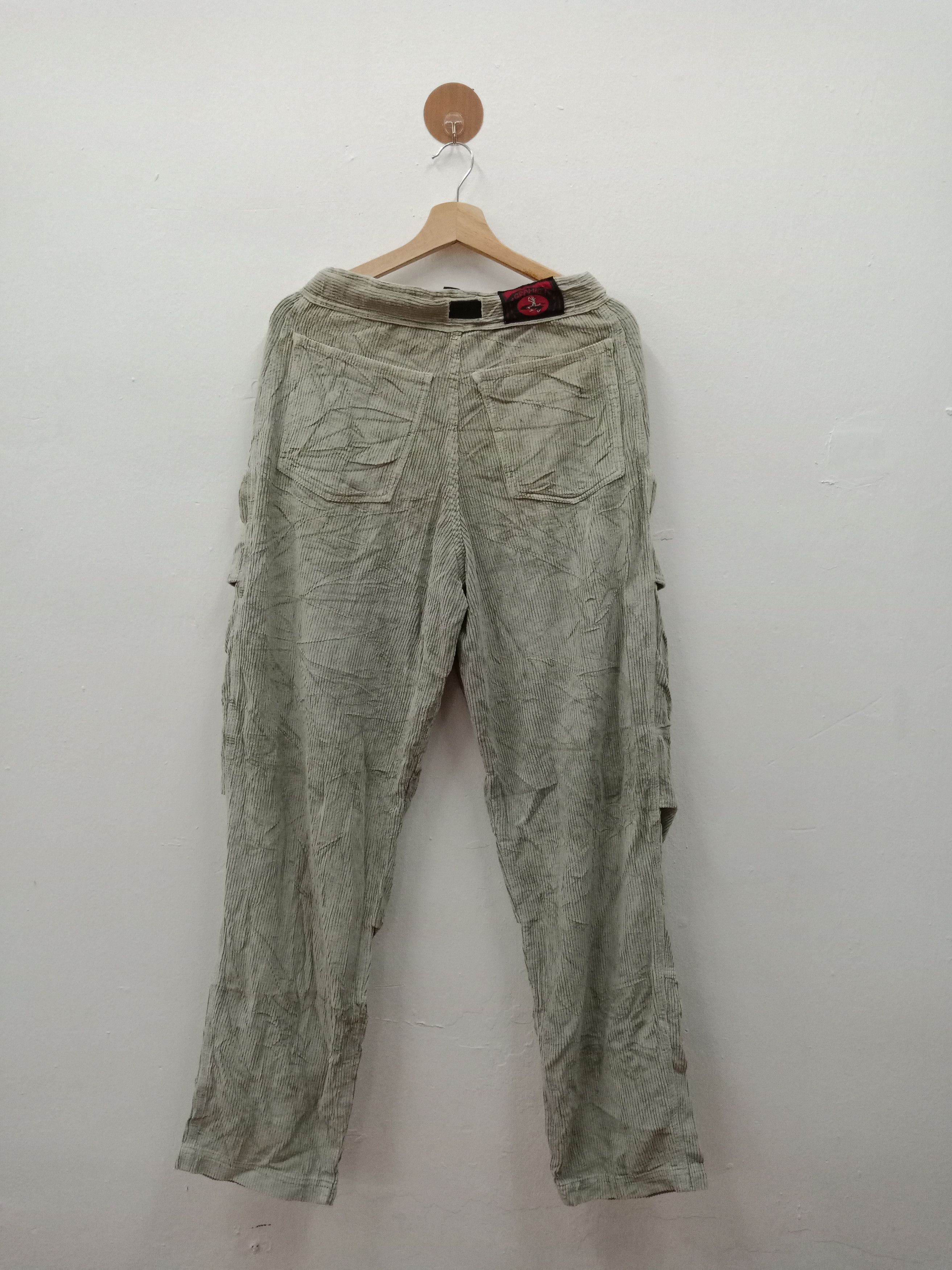 Gramicci Gramicci Gray Cotton Cargo Made In USA Size US 29 - 2 Thumbnail
