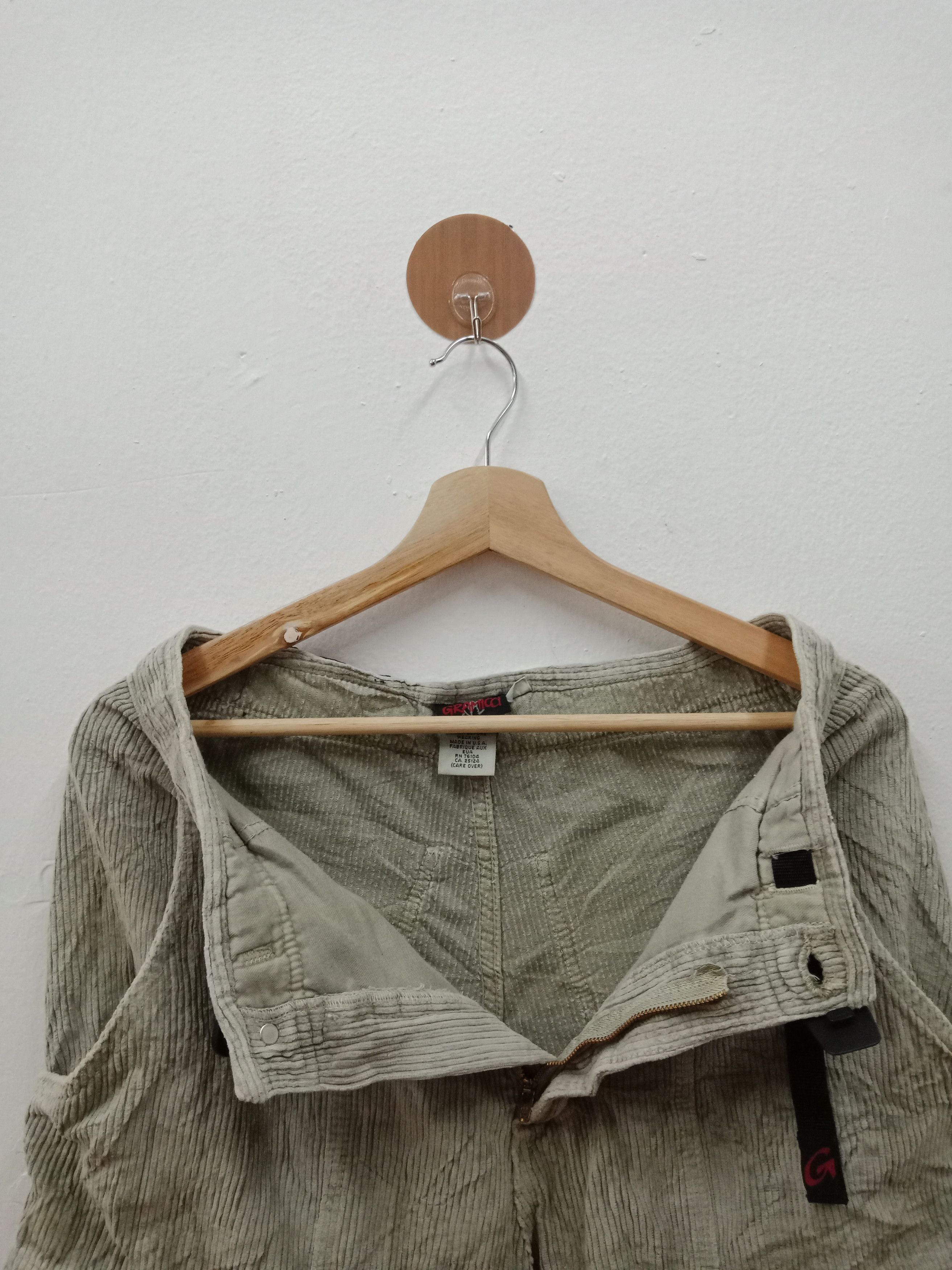 Gramicci Gramicci Gray Cotton Cargo Made In USA Size US 29 - 8 Thumbnail