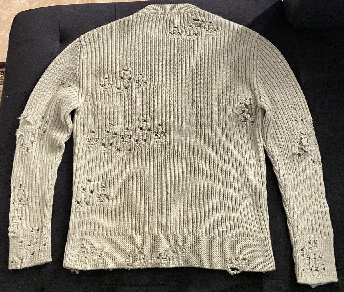 Yeezy Season Yeezy SEASON 3 Distressed Knit XS RUNWAY EXCLUSIVE Grailed