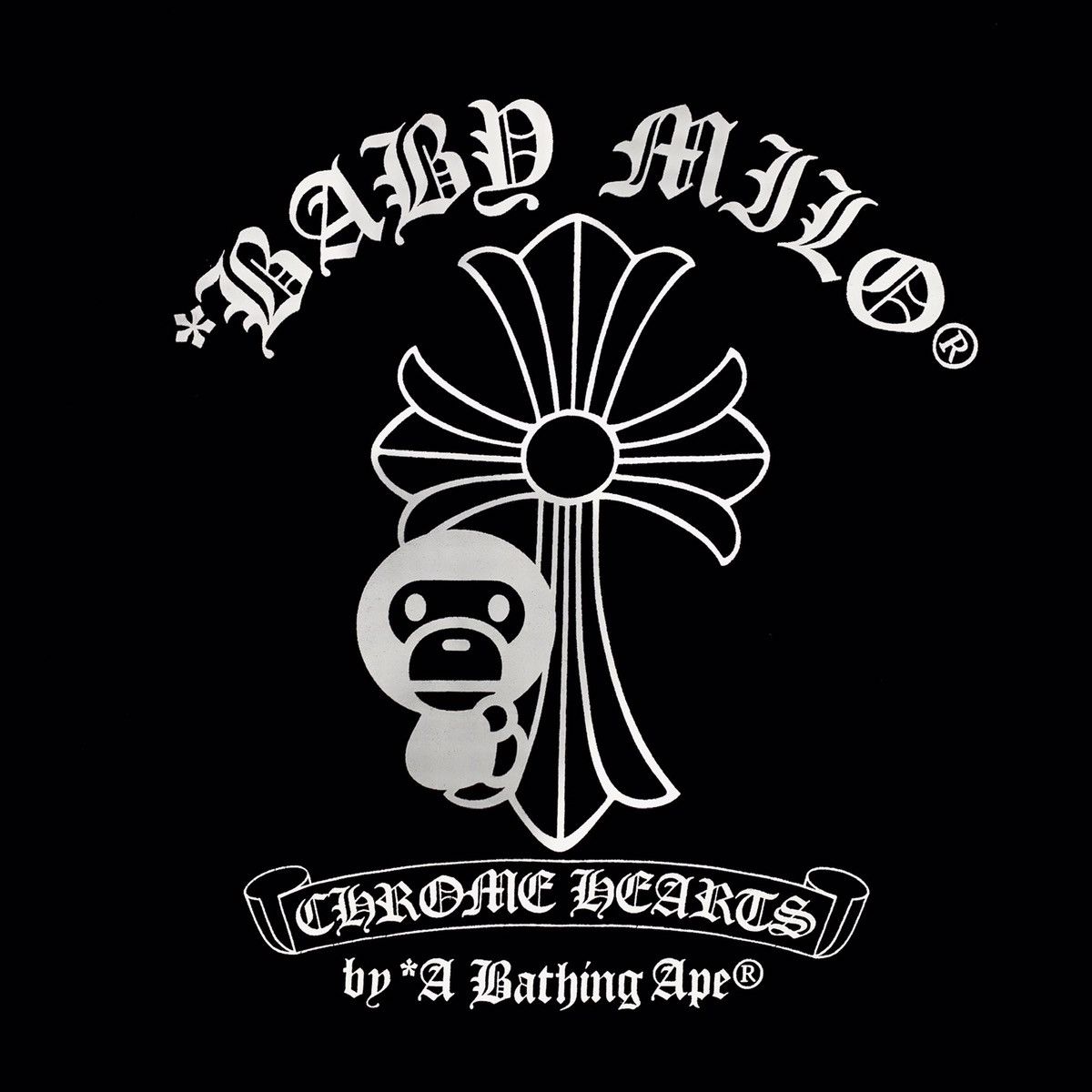 Chrome Hearts A Bathing Ape Horseshoe Women´s Tee Small S - Tops
