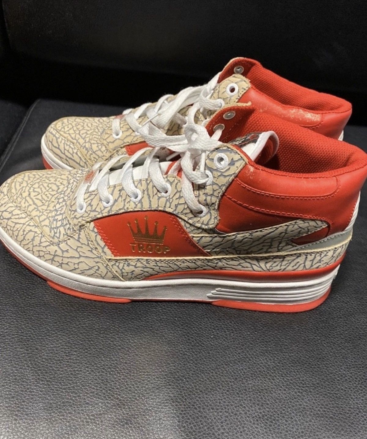 Troop high top sneakers LL Cool J Rare 90’s style Travis