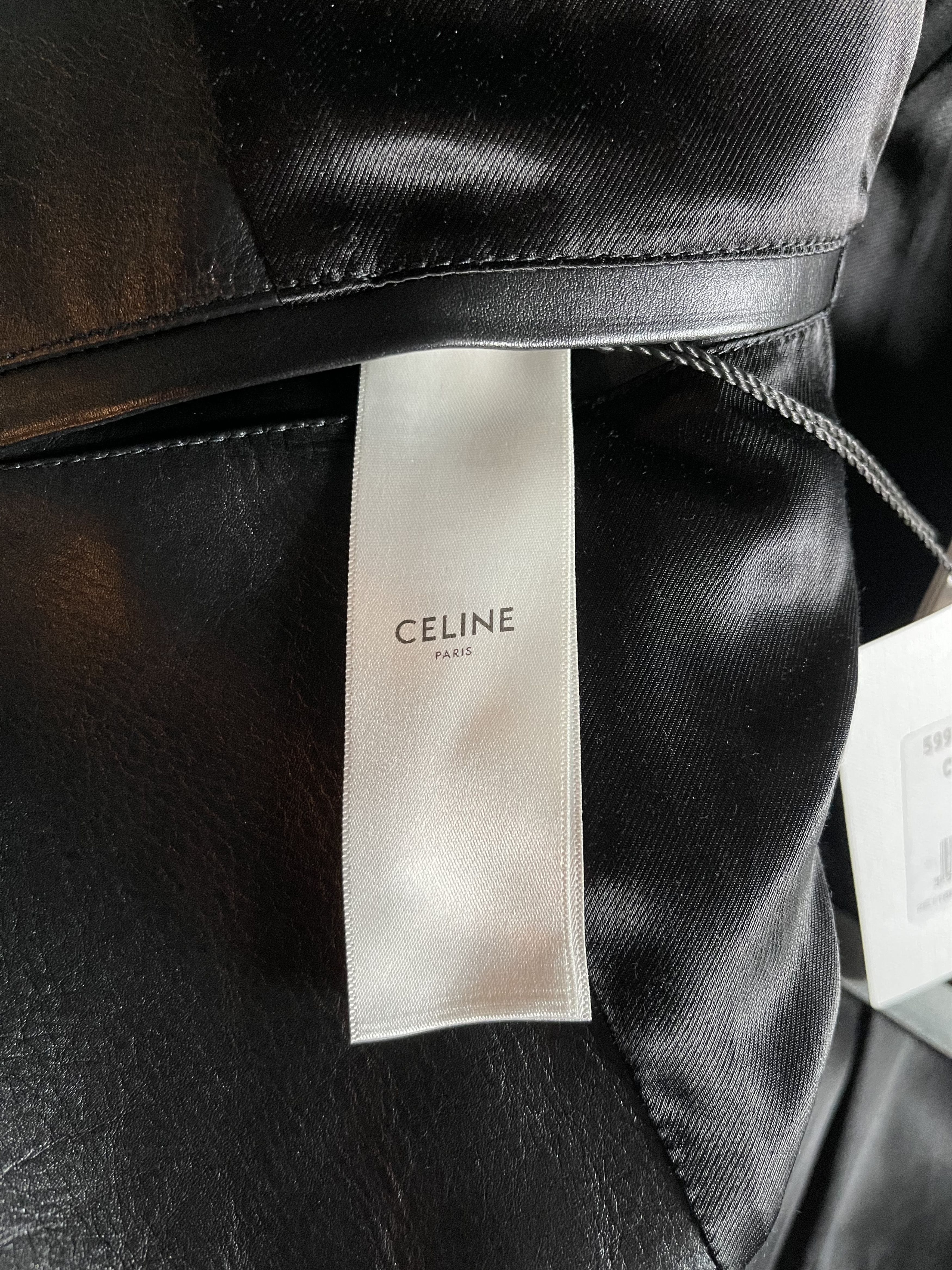 Celine Celine SS19 two tone biker leather jacket Size US S / EU 44-46 / 1 - 7 Thumbnail