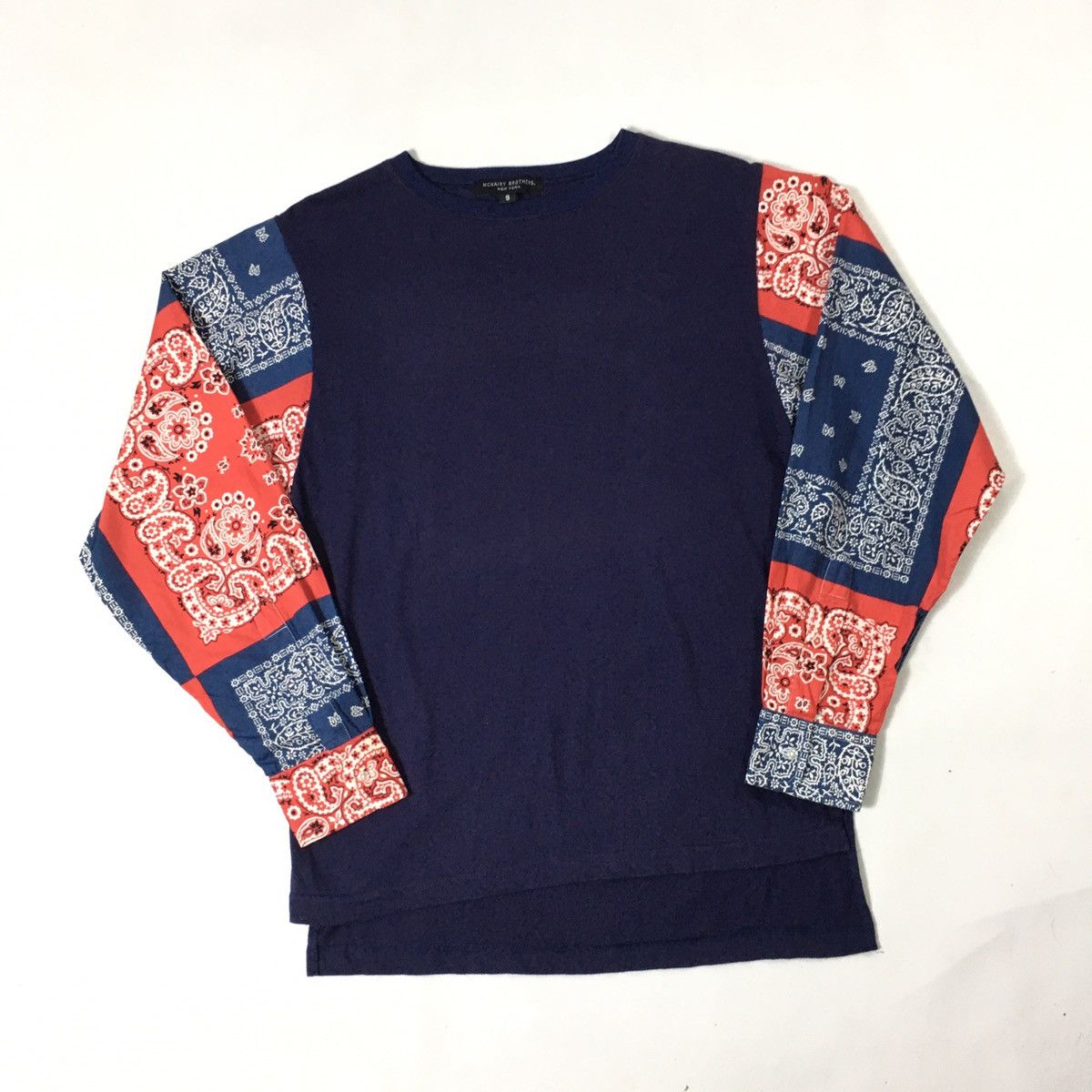 Japanese Brand Mcnairy Brothers New York Bandana Sleeves Rebuild Shirt Size US S / EU 44-46 / 1 - 2 Thumbnail