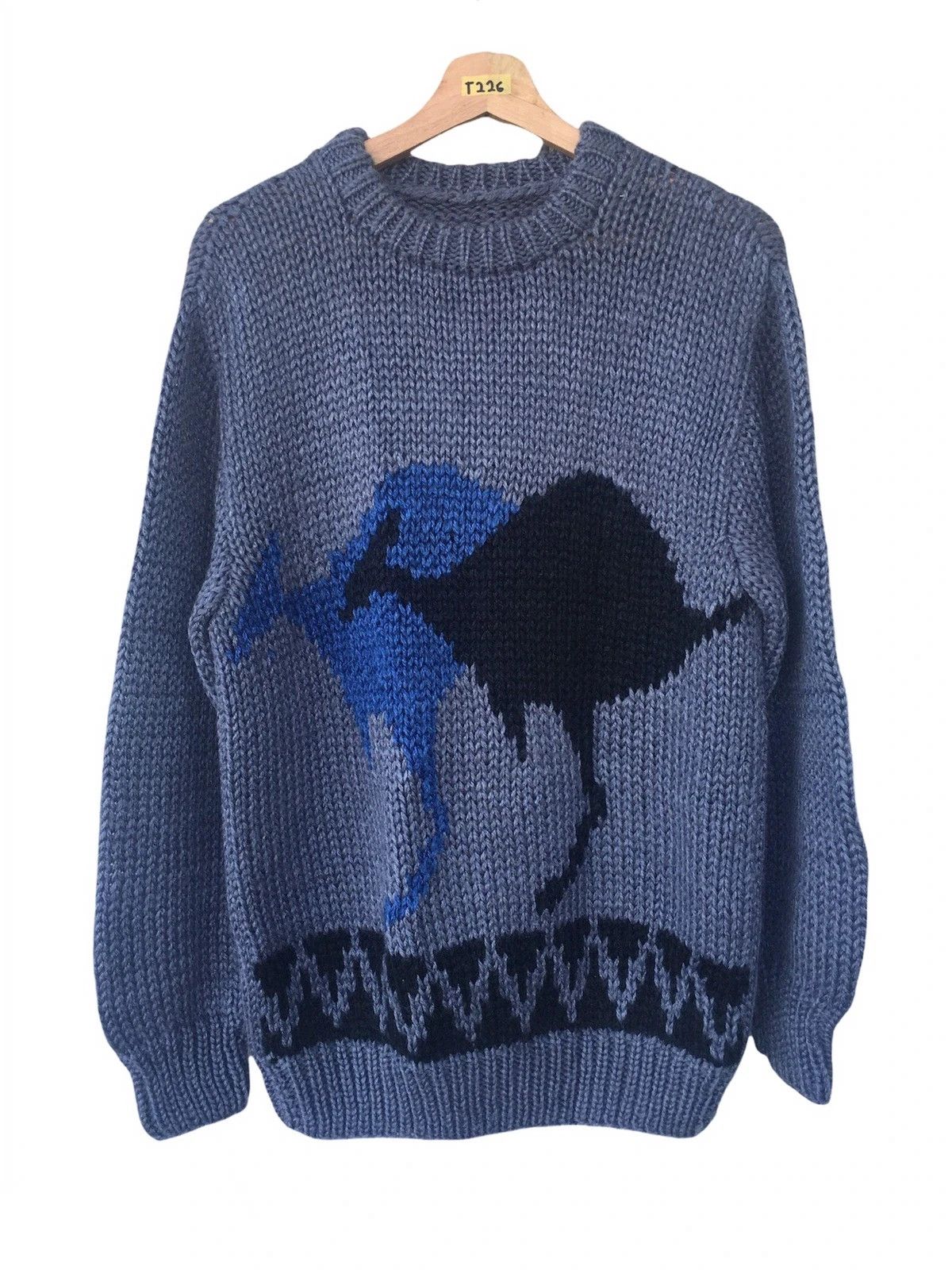 💥Handknit Sweater Habitat Art Knitwear Pullover Pattern