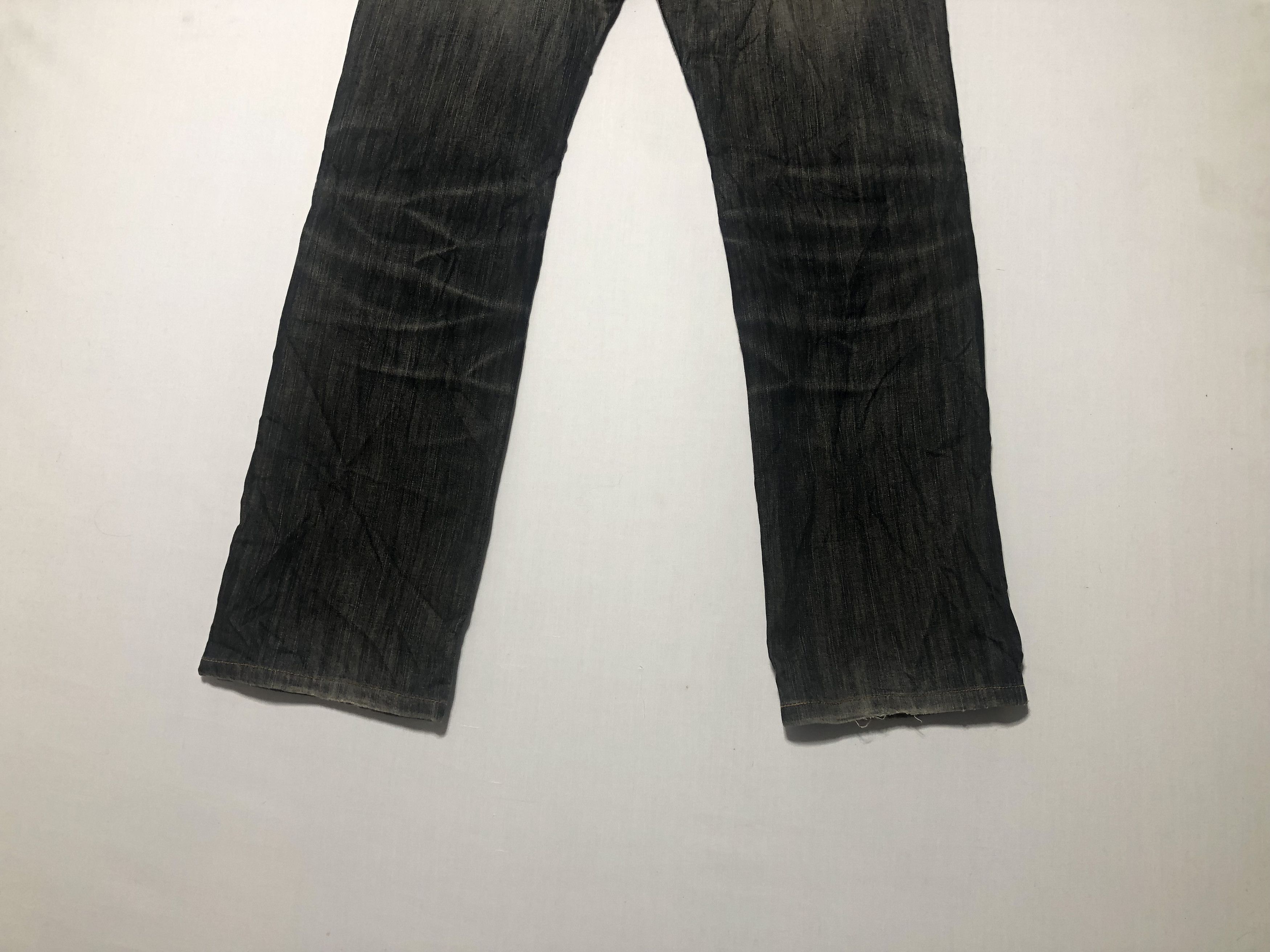 Japanese Brand EDWIN WILD FIRE DISTRESSED DENIM Size US 30 / EU 46 - 17 Thumbnail
