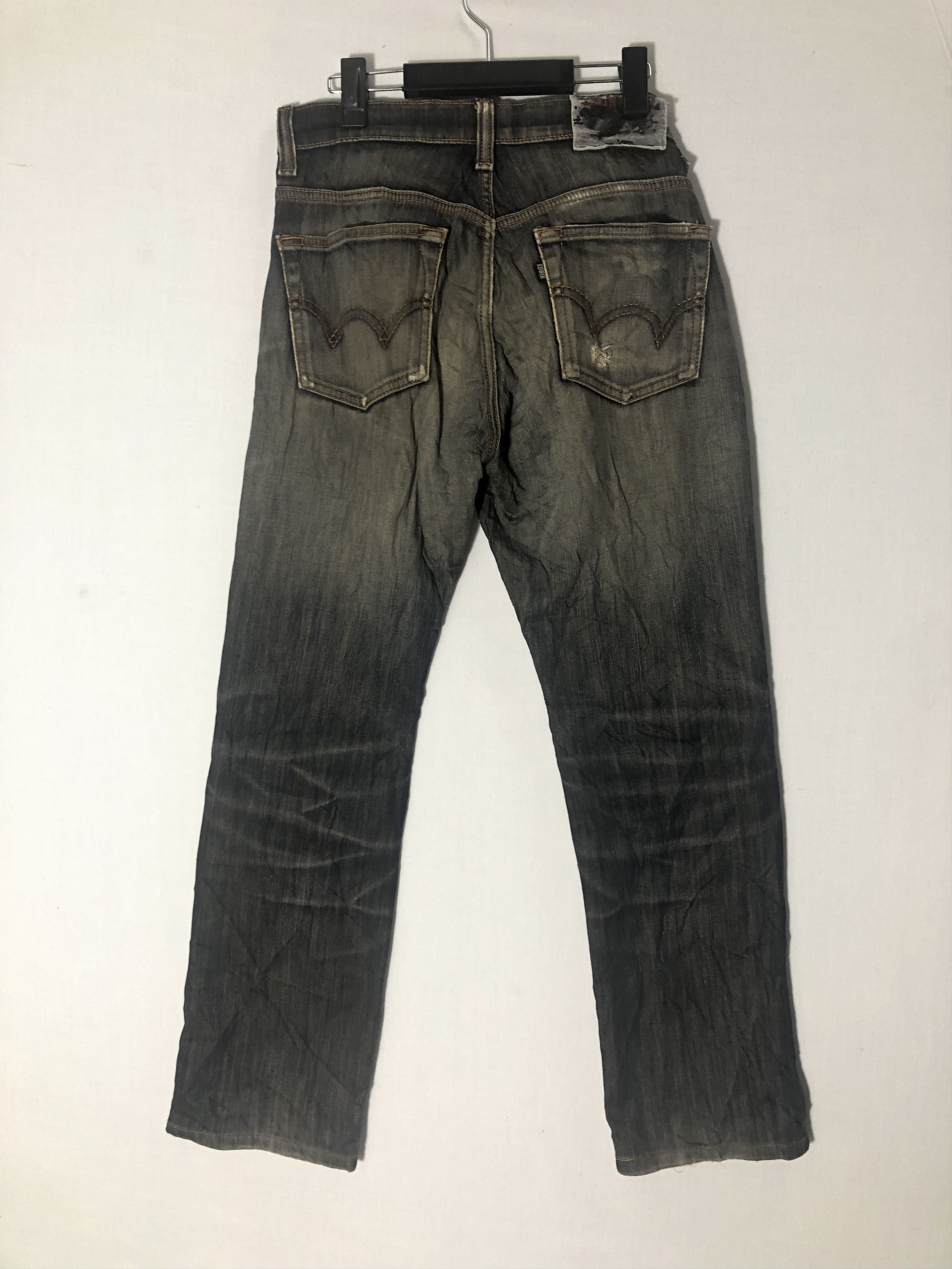 Japanese Brand EDWIN WILD FIRE DISTRESSED DENIM Size US 30 / EU 46 - 9 Thumbnail