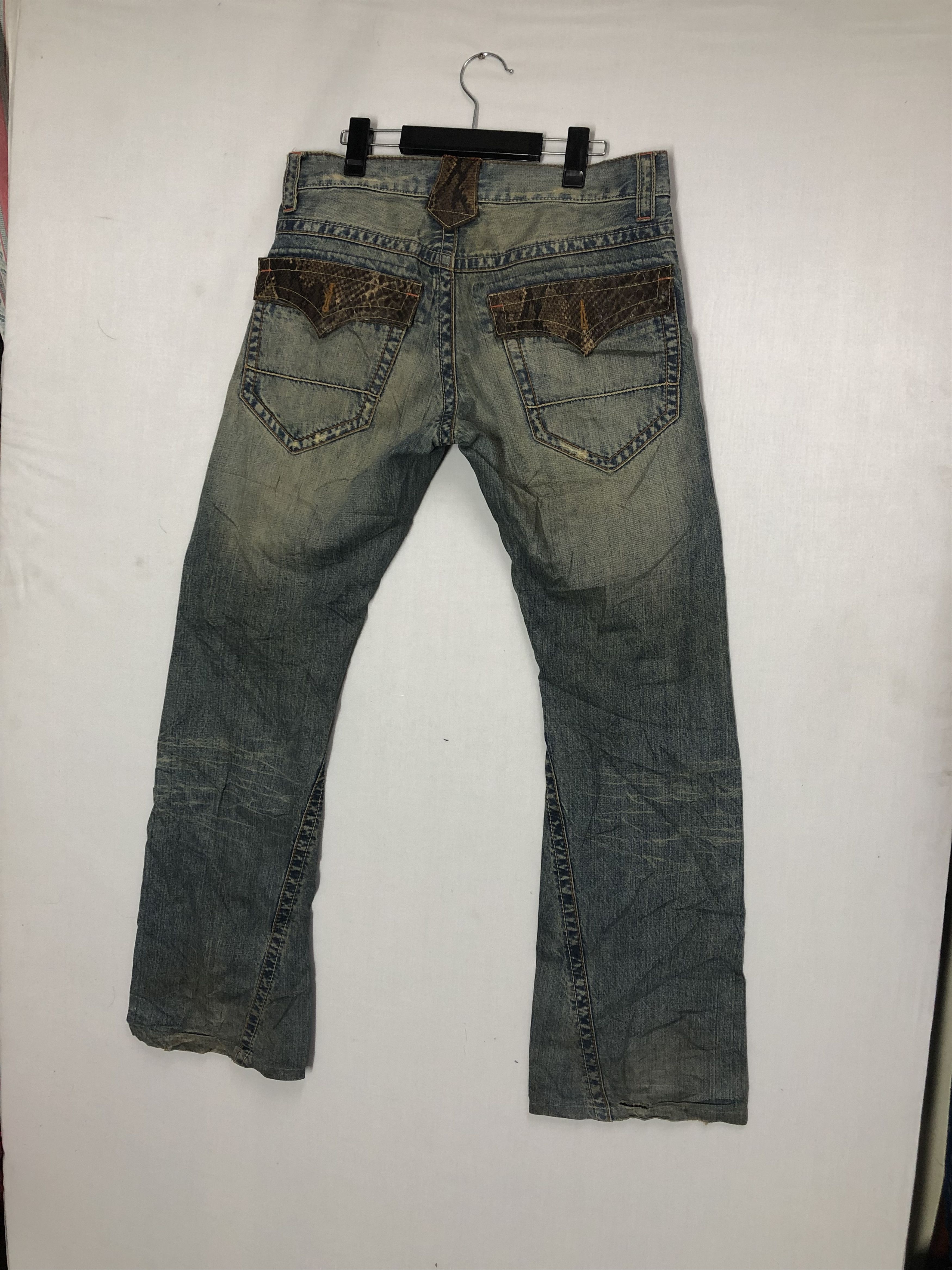 Other semantic design Vintage distressed denim Size US 32 / EU 48 - 7 Thumbnail
