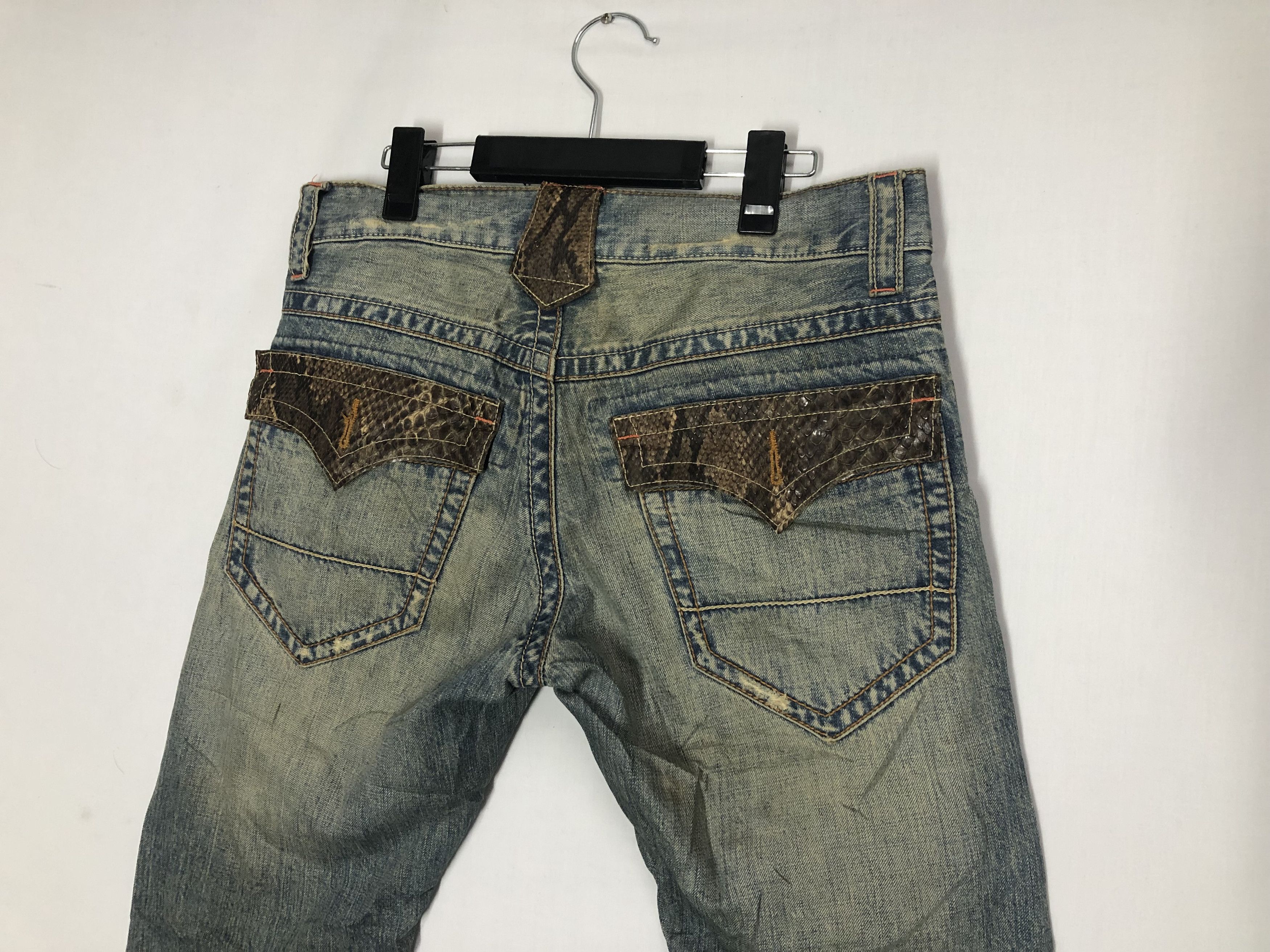 Other semantic design Vintage distressed denim Size US 32 / EU 48 - 8 Thumbnail