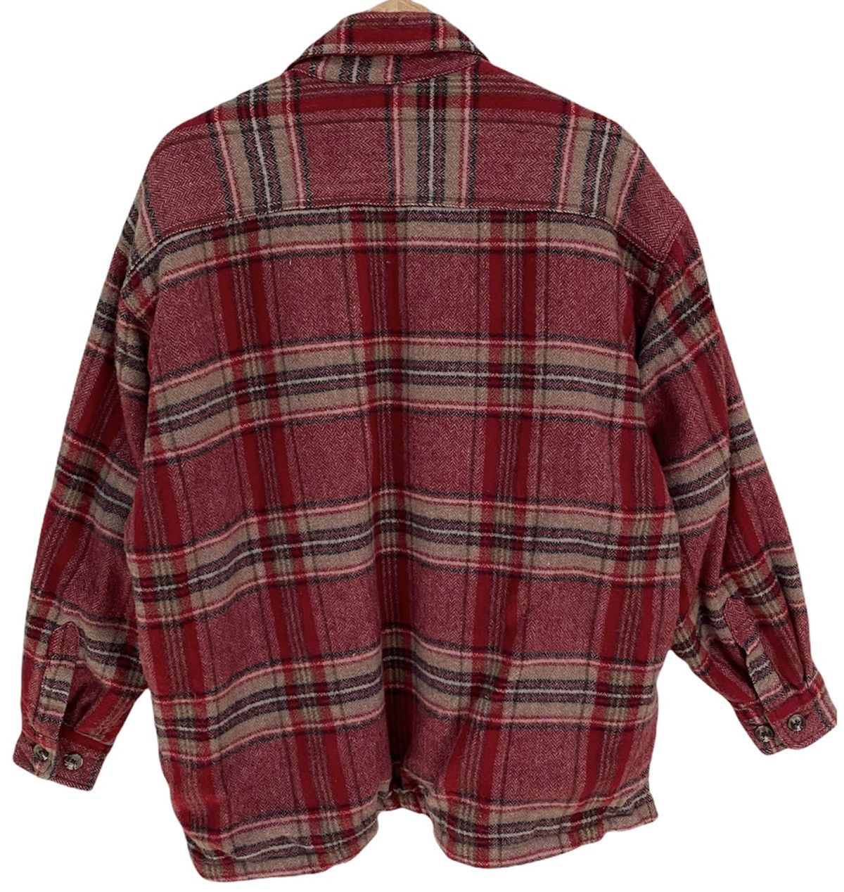 Flannel VINTAGE FLANNEL TARTAN PLAID BUTTON ON SHERPA JACKET Size US XL / EU 56 / 4 - 2 Thumbnail