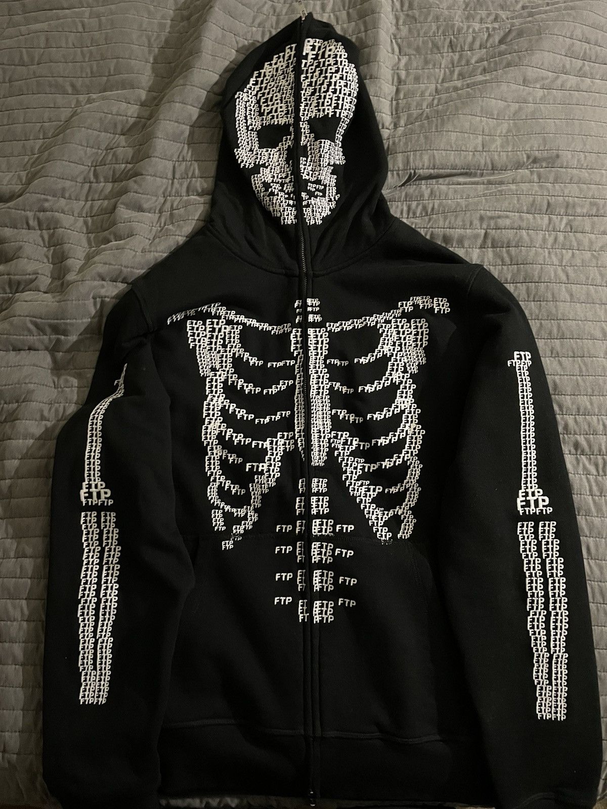 Shops XL FTP FULL SKELTON HOODIE