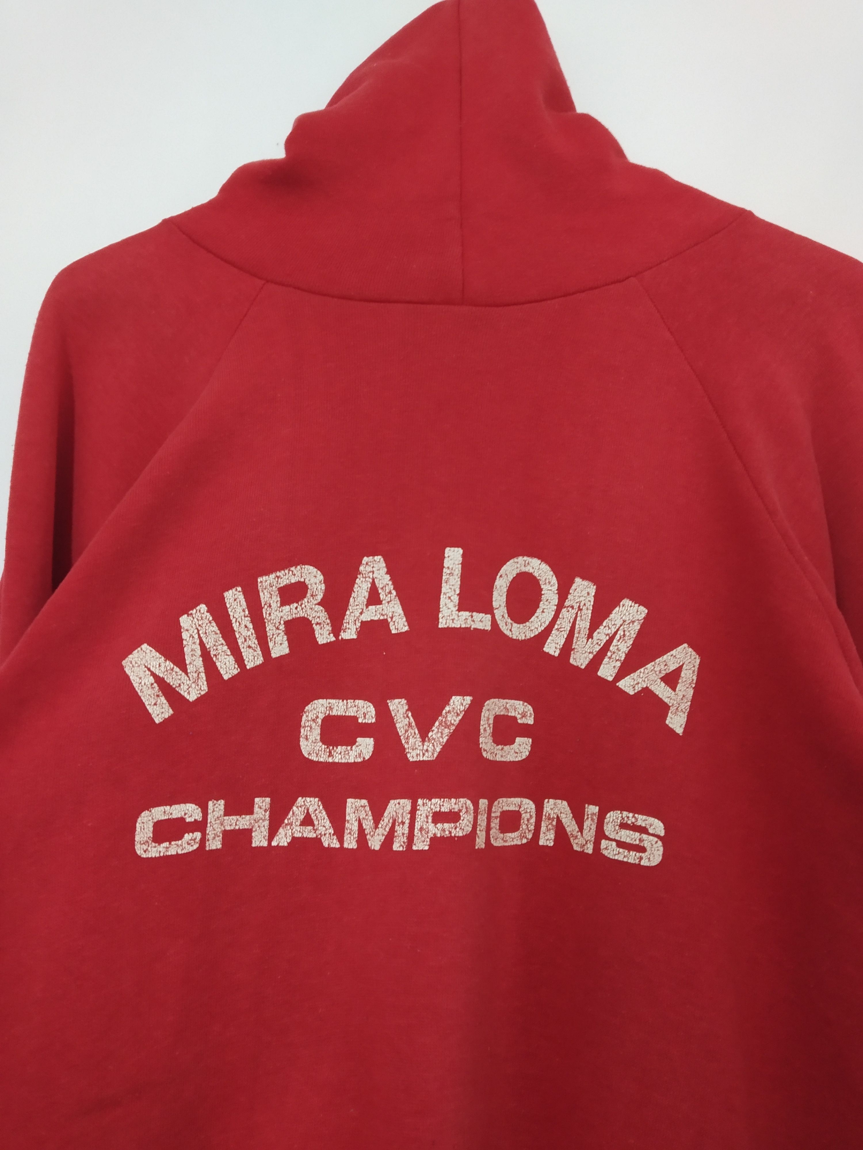 Vintage Vtg 80s Mira Loma CVC Champions Hoodie Size US L / EU 52-54 / 3 - 4 Thumbnail