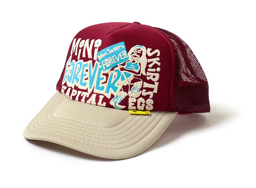 Kapital kapital LEGS MiNi SKiRTs FOREVER truck cap hat trucker Size ONE SIZE - 5 Thumbnail