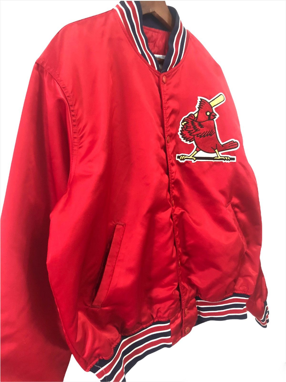 MLB × Starter × Vintage Vintage St.Louis Cardinals Varsity Jacket Size US XL / EU 56 / 4 - 4 Thumbnail